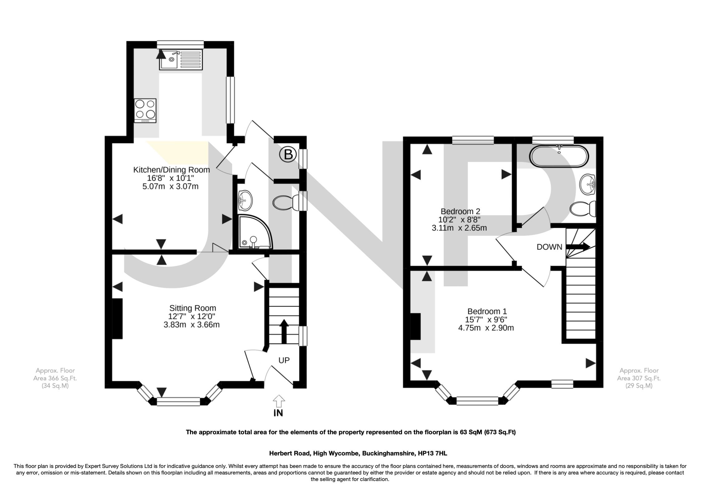 2 bed semidetached house for sale in Herbert Road, High HP13