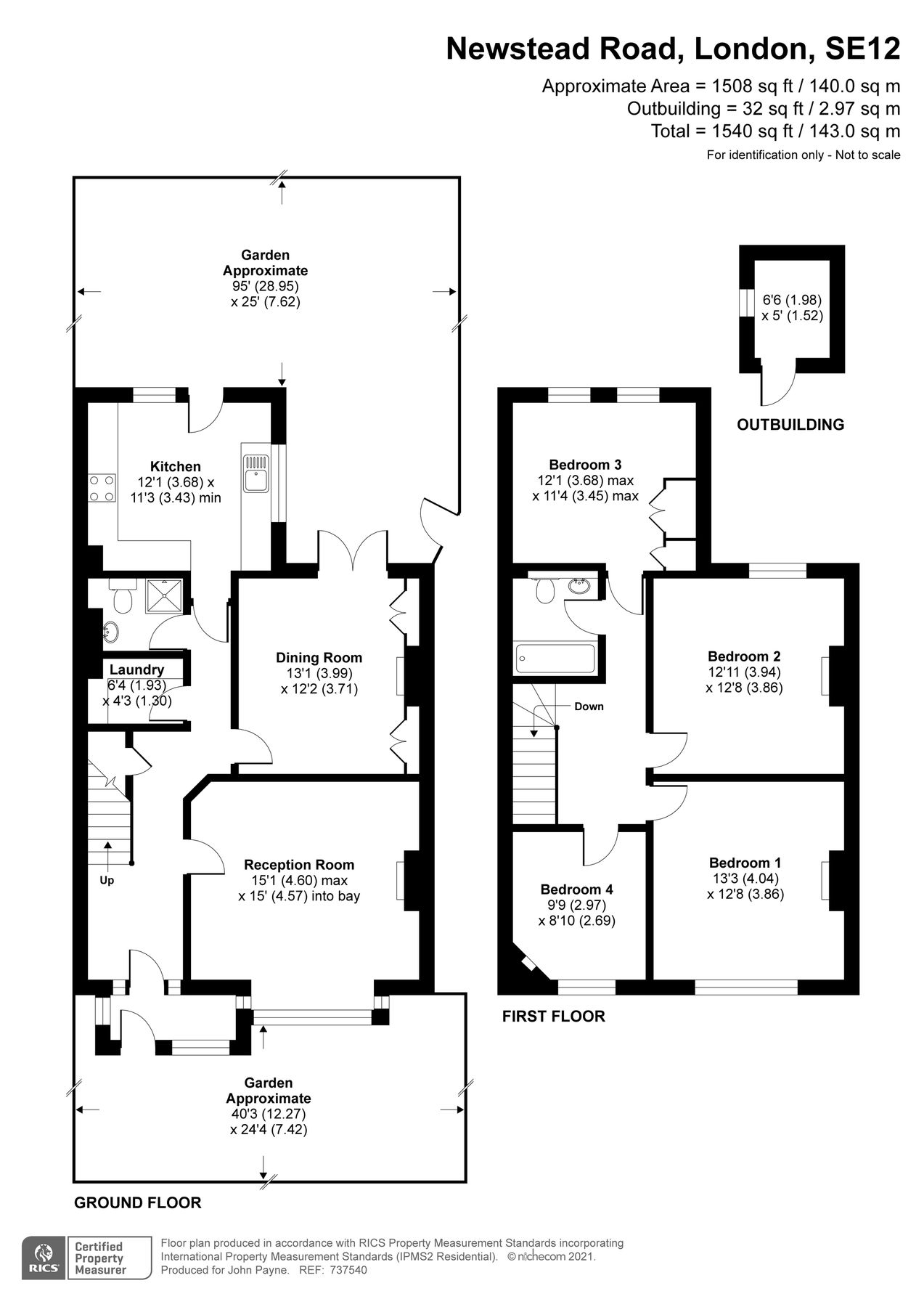 4 bed semidetached house for sale in Newstead Road, London SE12 Zoopla