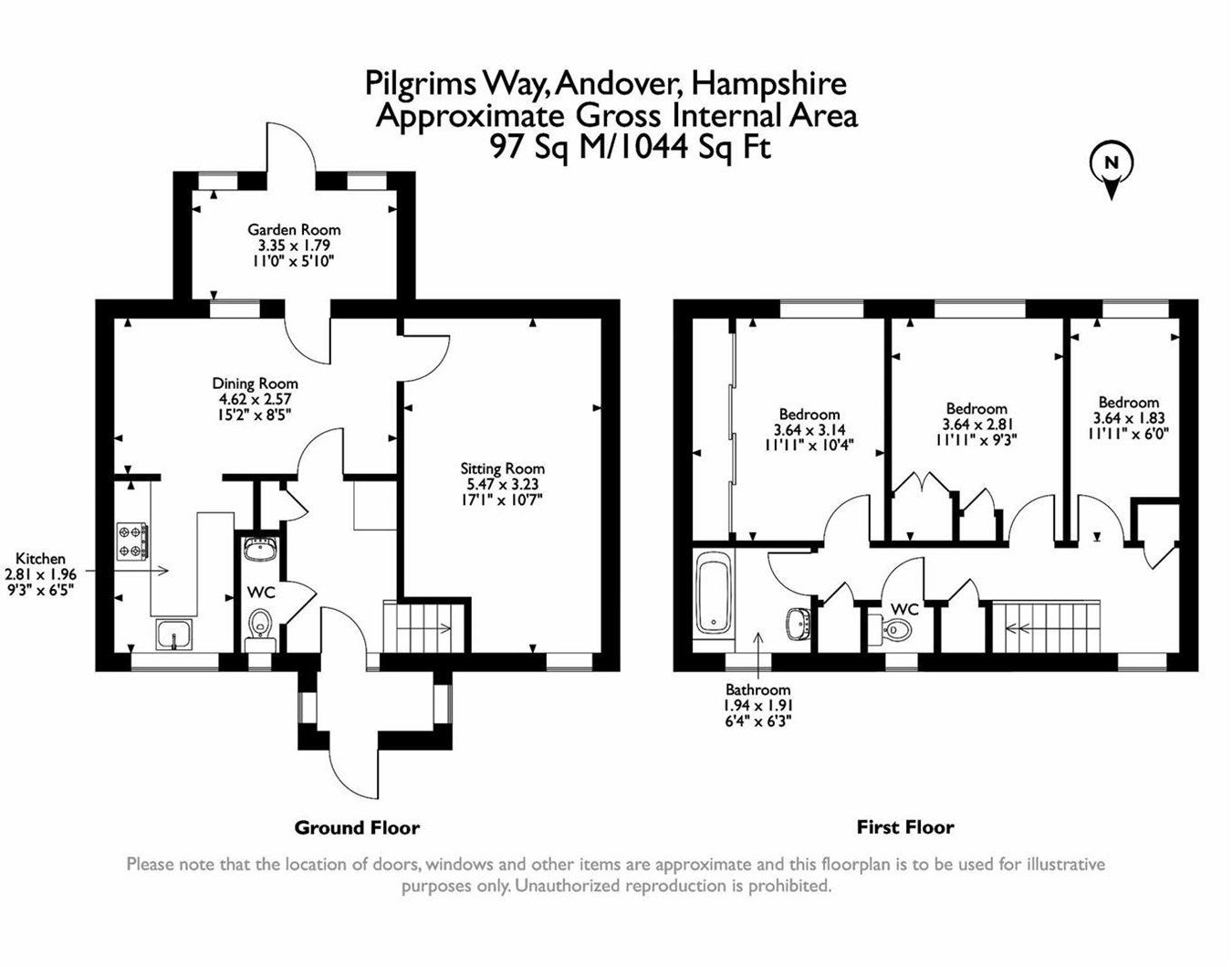 3 bed terraced house for sale in Pilgrims Way, Andover SP10 Zoopla