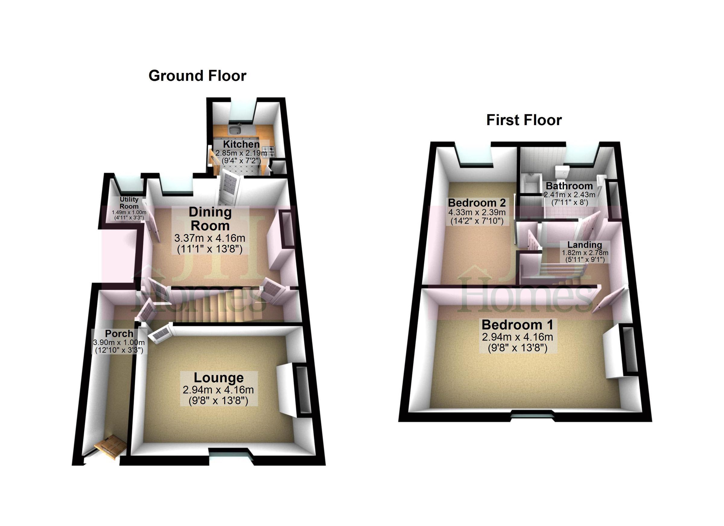 2 bed terraced house for sale in South Row, BarrowInFurness, Cumbria