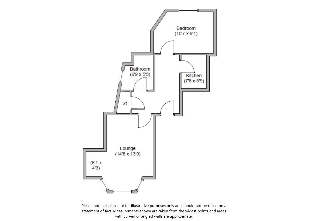 1 bed flat for sale in Barlogan Avenue, Flat 3/1, Craigton, Glasgow G52