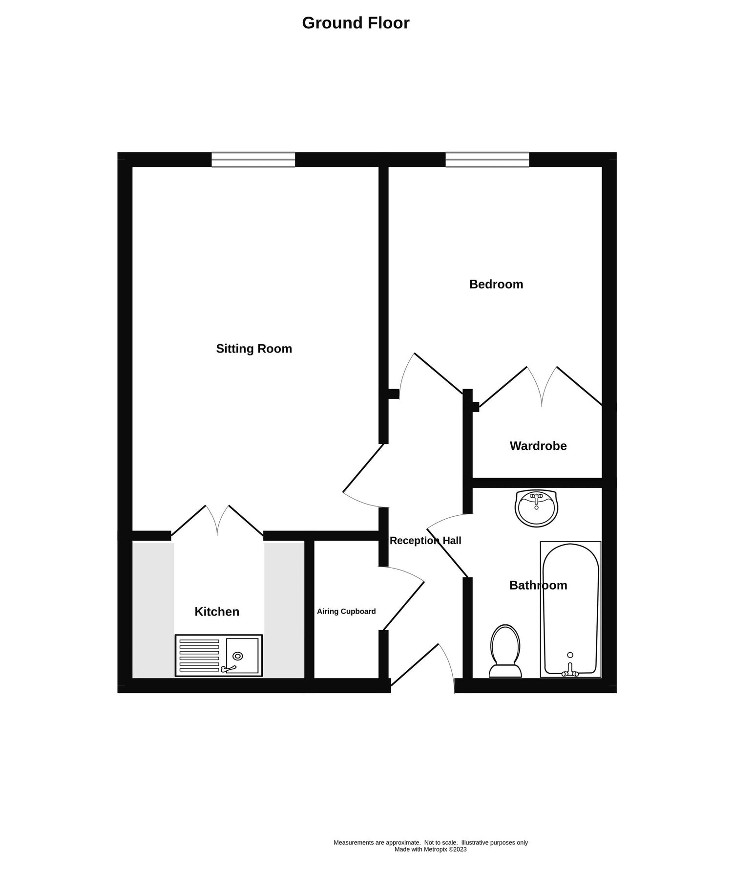 1 bed flat for sale in Stourbridge, Wollaston, Belfry Drive, Liddiard