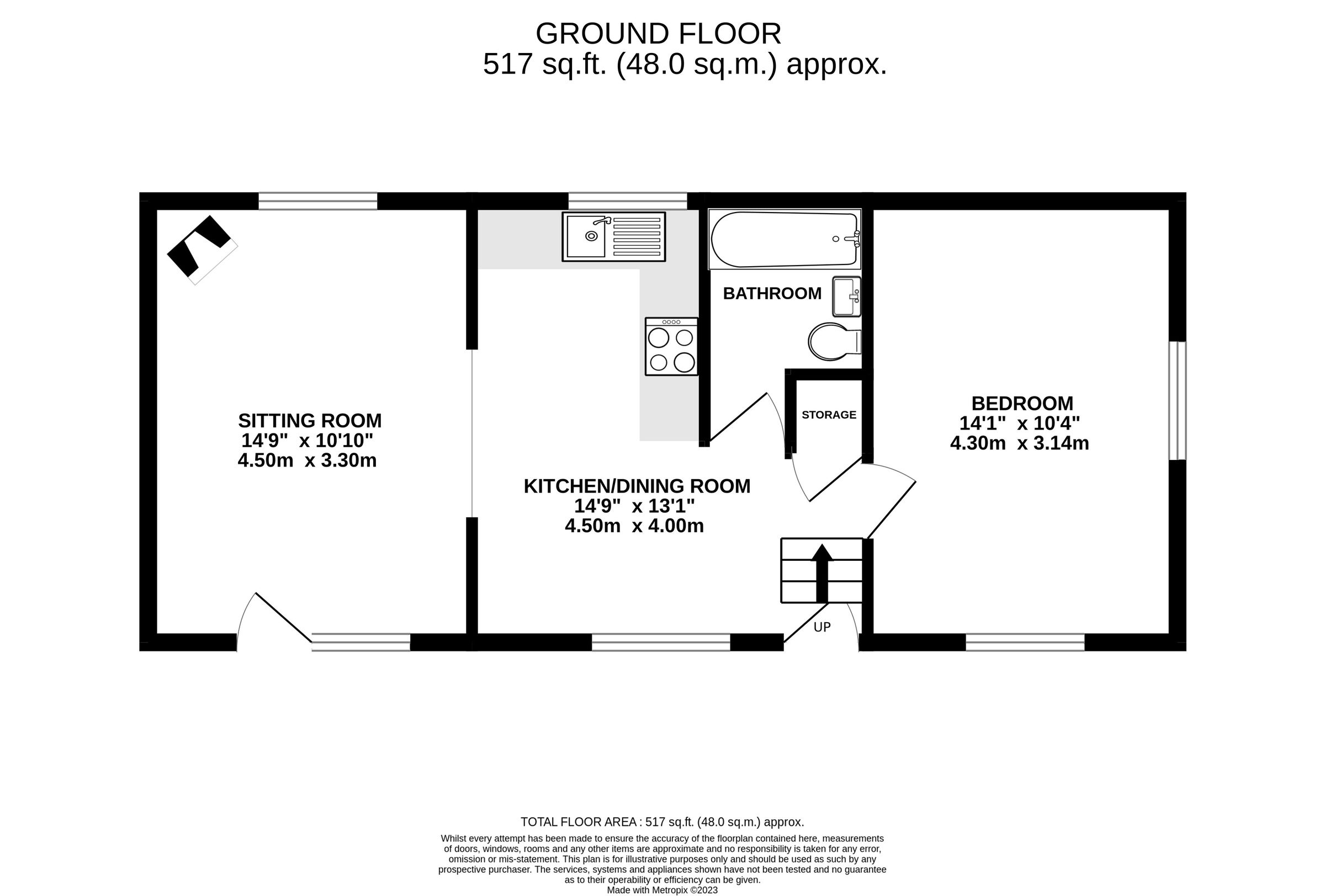 1 bed cottage to rent in Lower Luton Road, Wheathampstead, Herts AL4