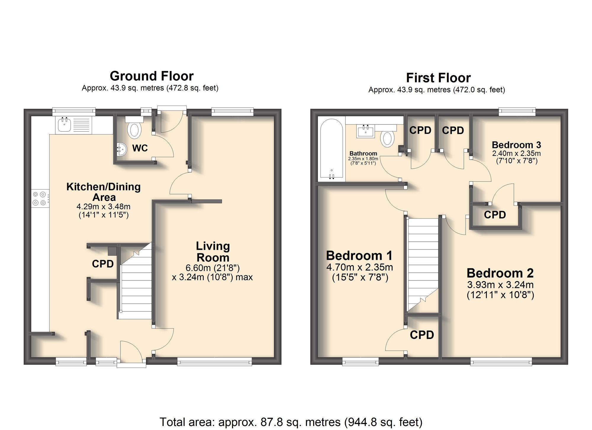 3 bed terraced house for sale in Summerwood Place, Dronfield S18 Zoopla