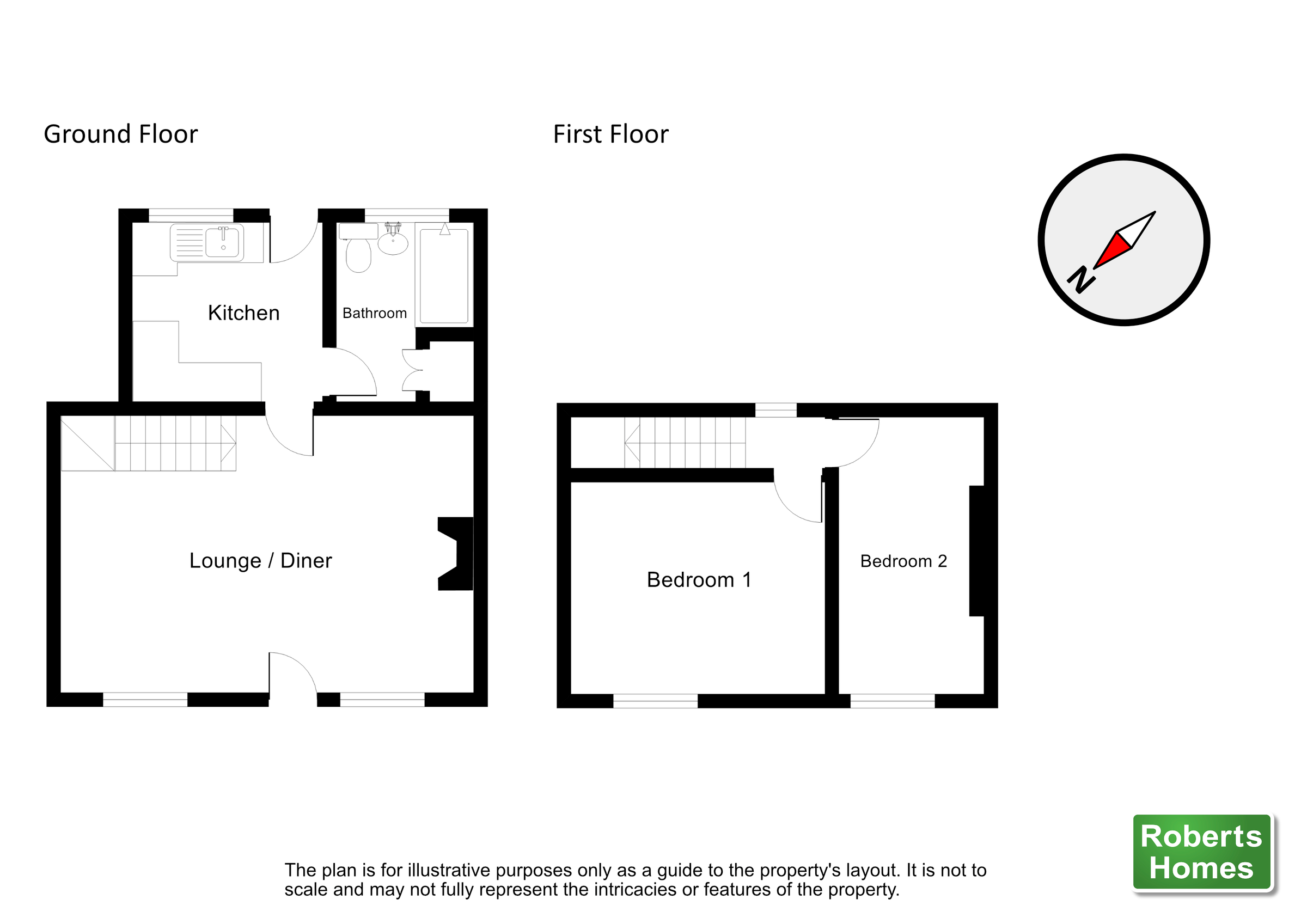 2 bed terraced house for sale in Graig Road, Godrergraig, Swansea SA9