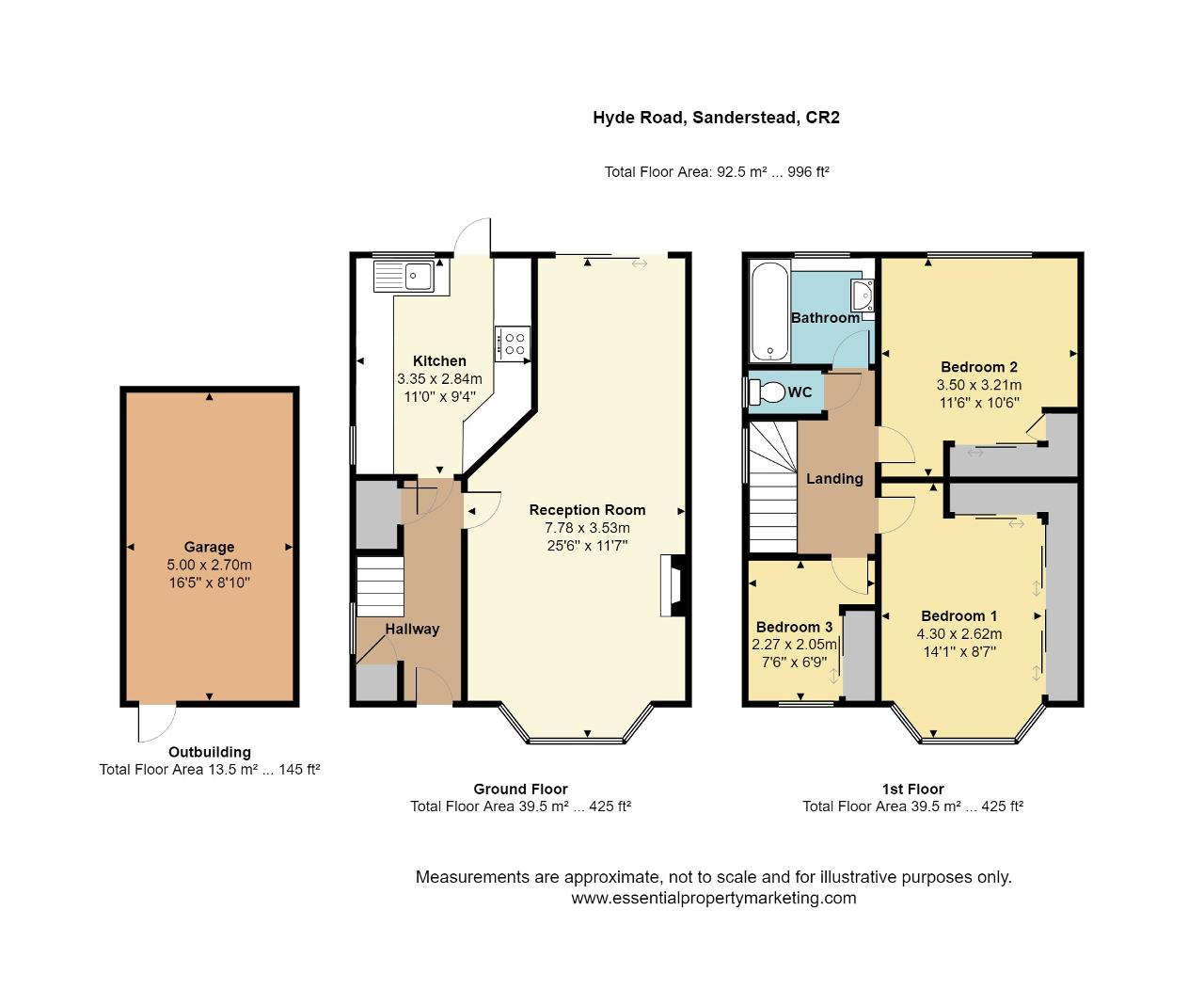3 bed semidetached house for sale in Hyde Road, Sanderstead, Surrey