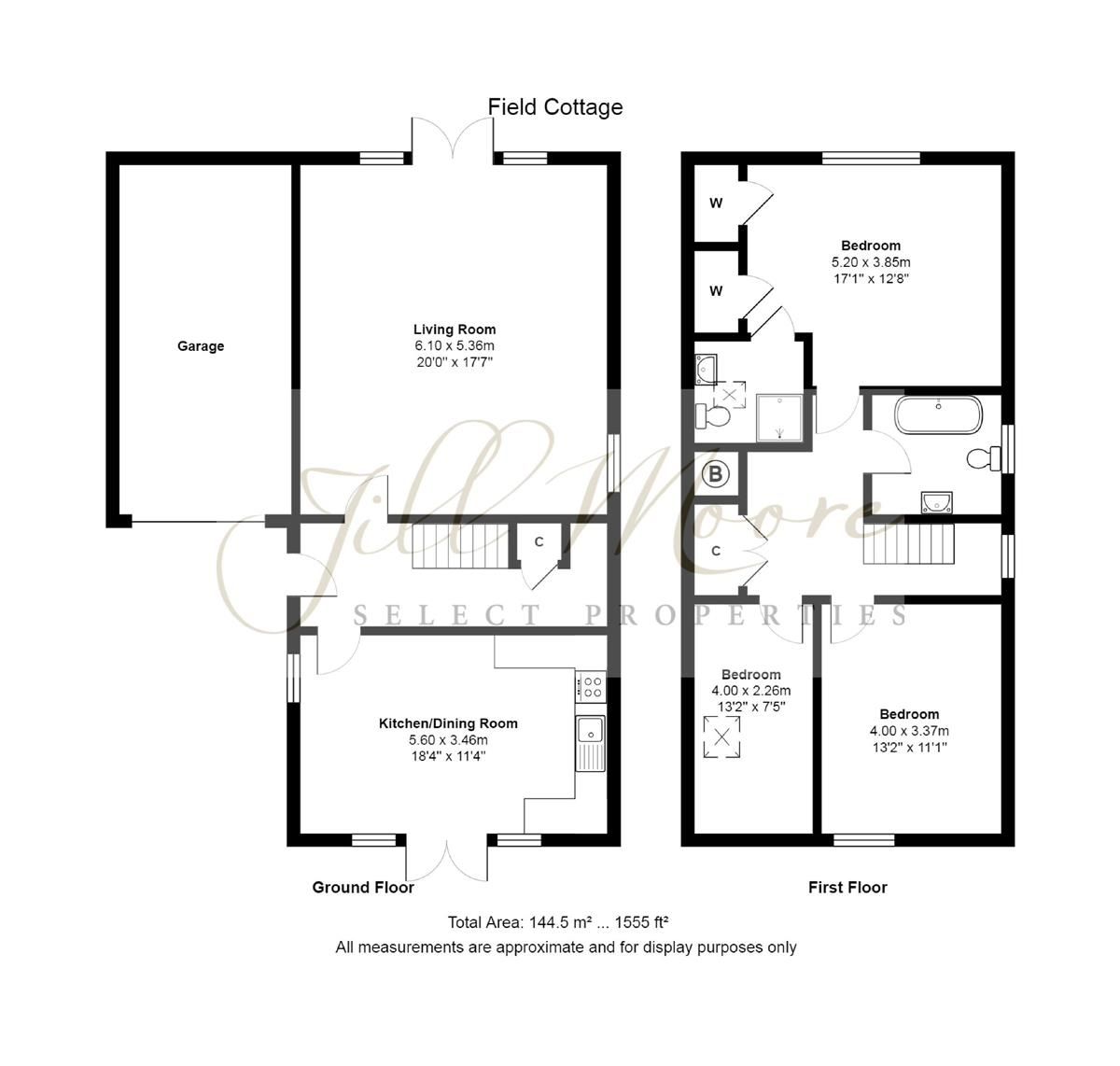 3 bed detached house for sale in Field Cottage, Front Street, Newbottle