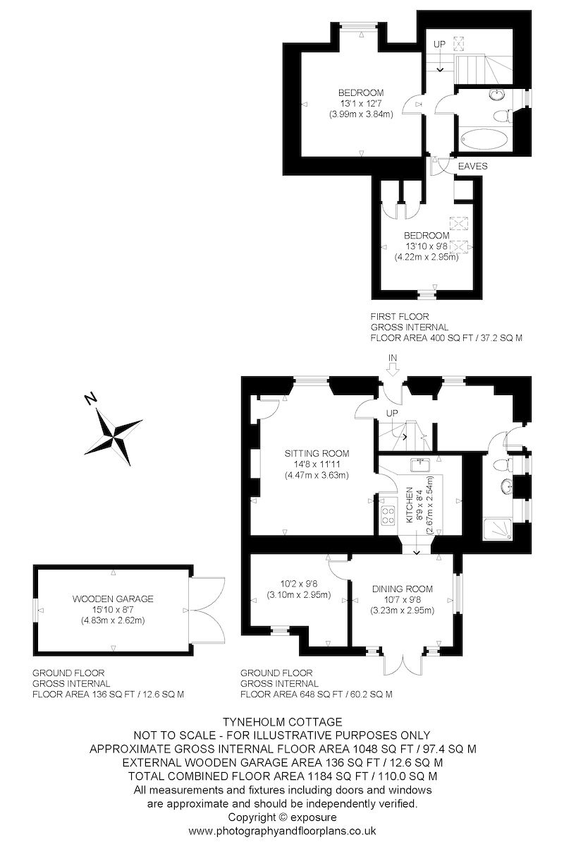 3 bed semidetached house for sale in Tyneholm Cottage, Lempockwells