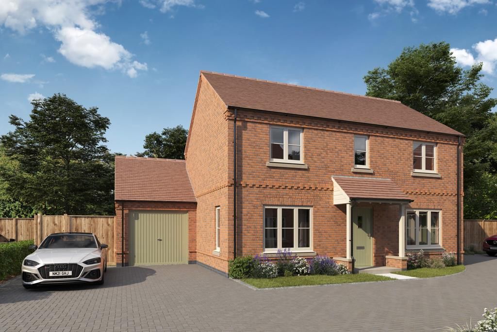 New home, 4 bed detached house for sale in Nottingham Road, Burton