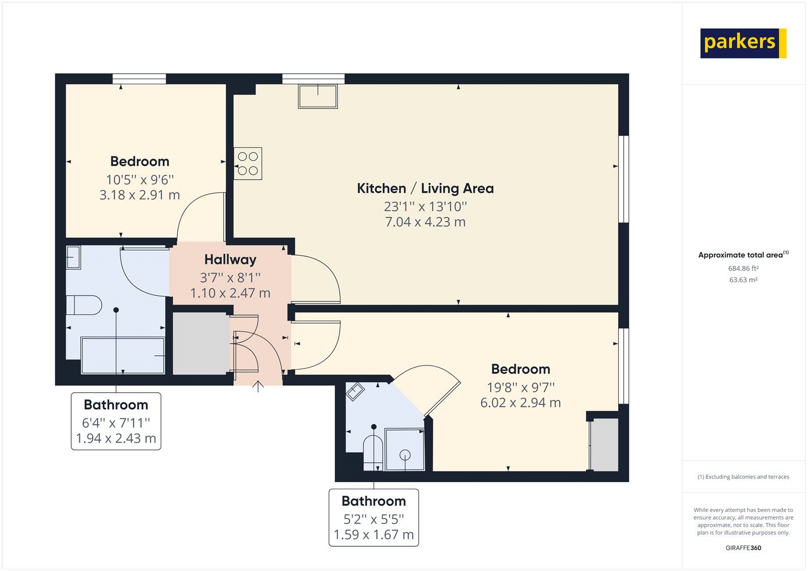 2 bed flat to rent in Church Road, Earley, Reading RG6 Zoopla