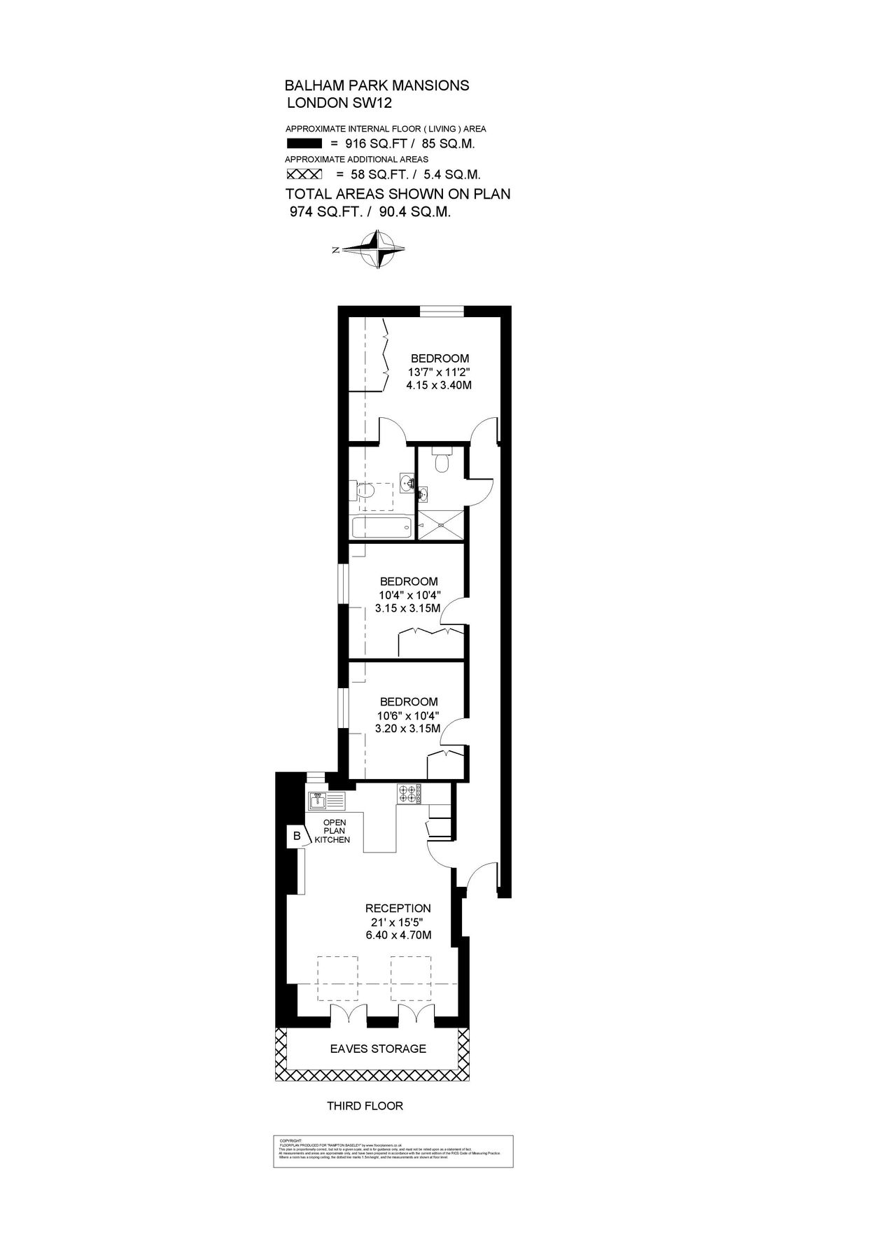 3 bed flat for sale in Balham Park Road, London SW12 Zoopla