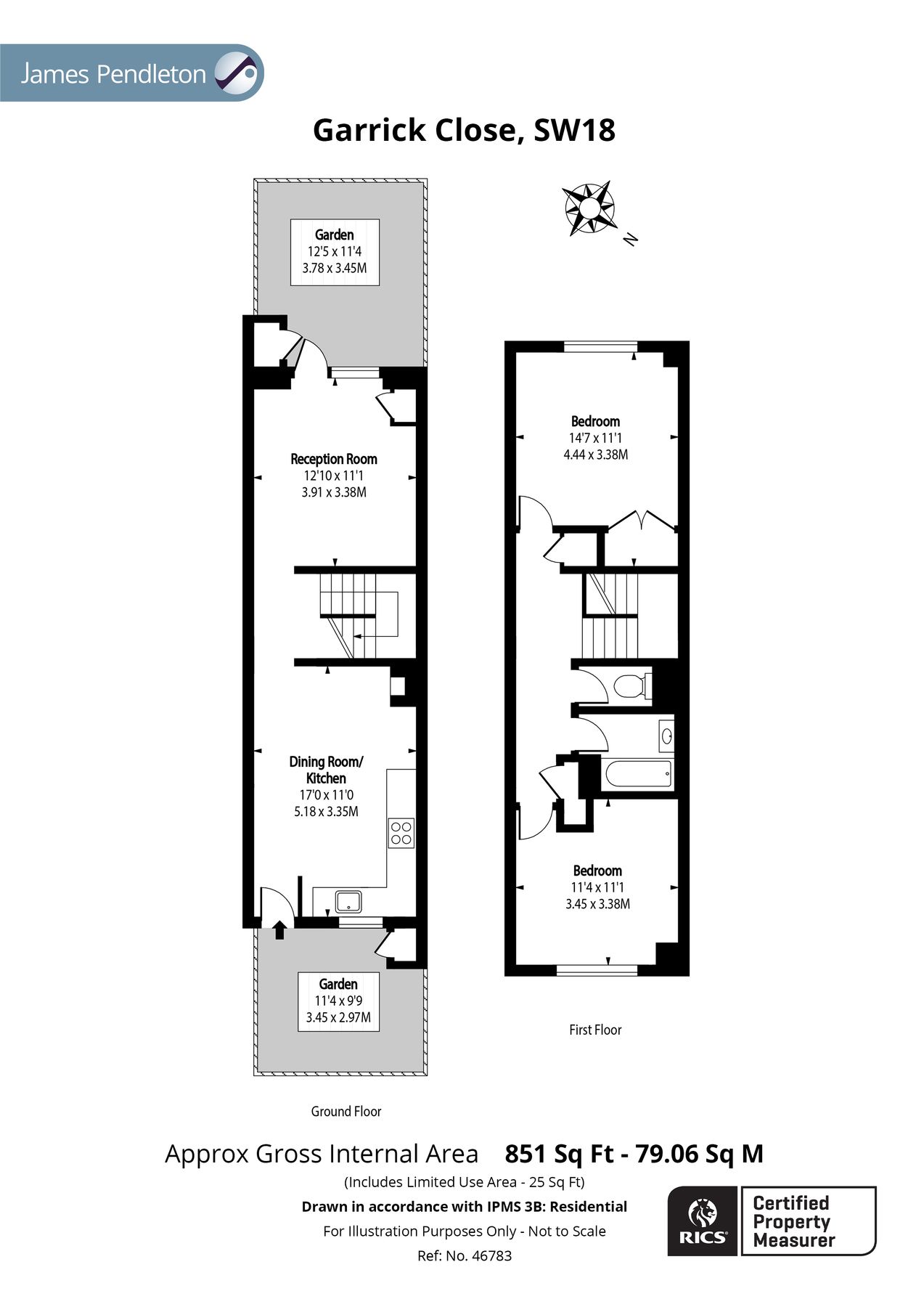 2 bed for sale in Garrick Close, Wandsworth, London SW18