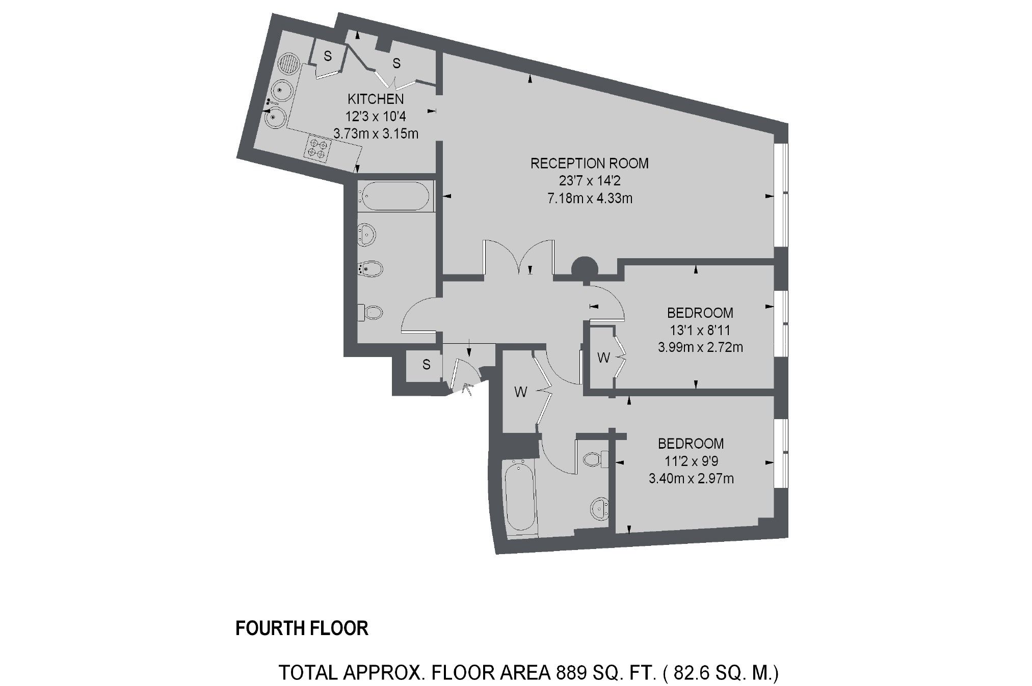 2 bed flat to rent in Farringdon Road, London EC1M Zoopla