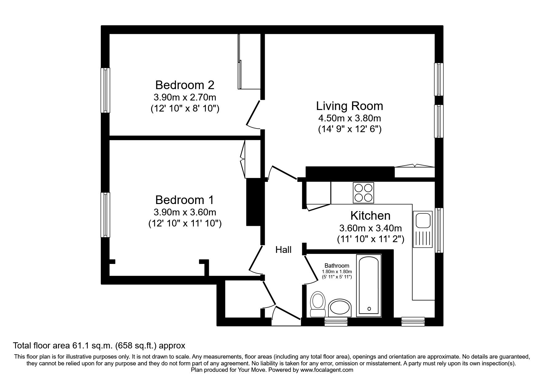 2 bed flat for sale in Beatty Crescent, Kirkcaldy KY1 Zoopla