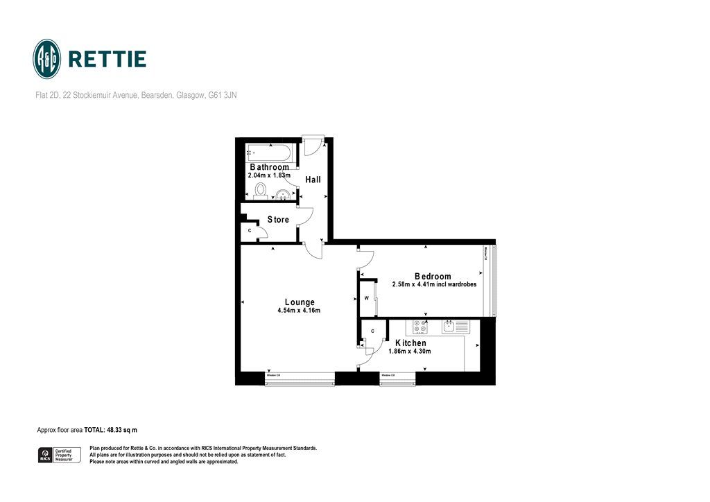 1 bed flat for sale in Stockiemuir Avenue, Bearsden, Glasgow G61 Zoopla