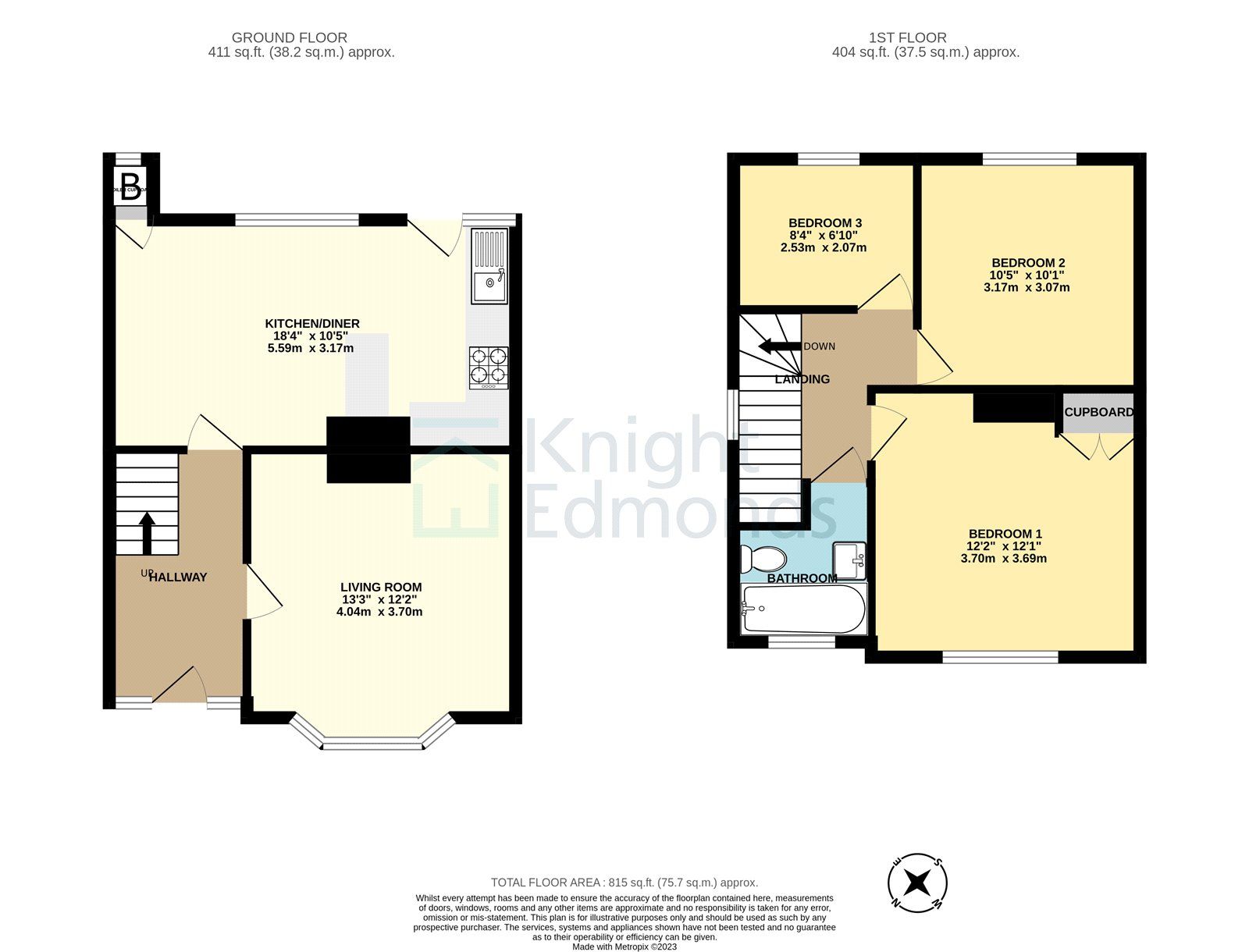 3 bed semidetached house for sale in Mangravet Avenue, Maidstone, Kent