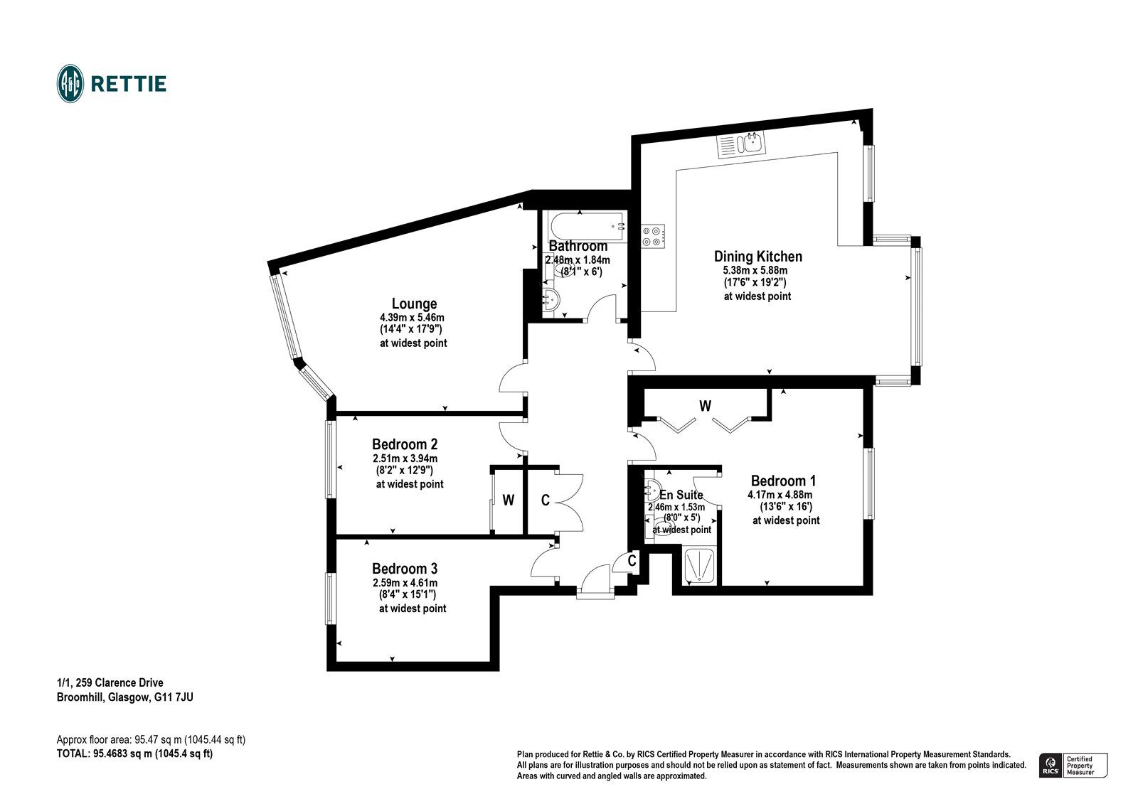 3 bed flat for sale in Clarence Drive, Broomhill, Glasgow G11 Zoopla