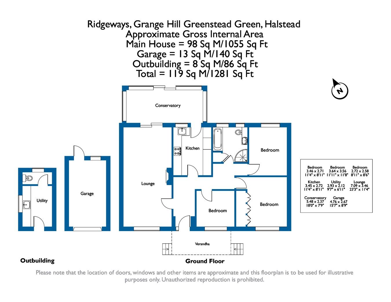 3 bed detached bungalow for sale in Grange Hill, Greenstead Green