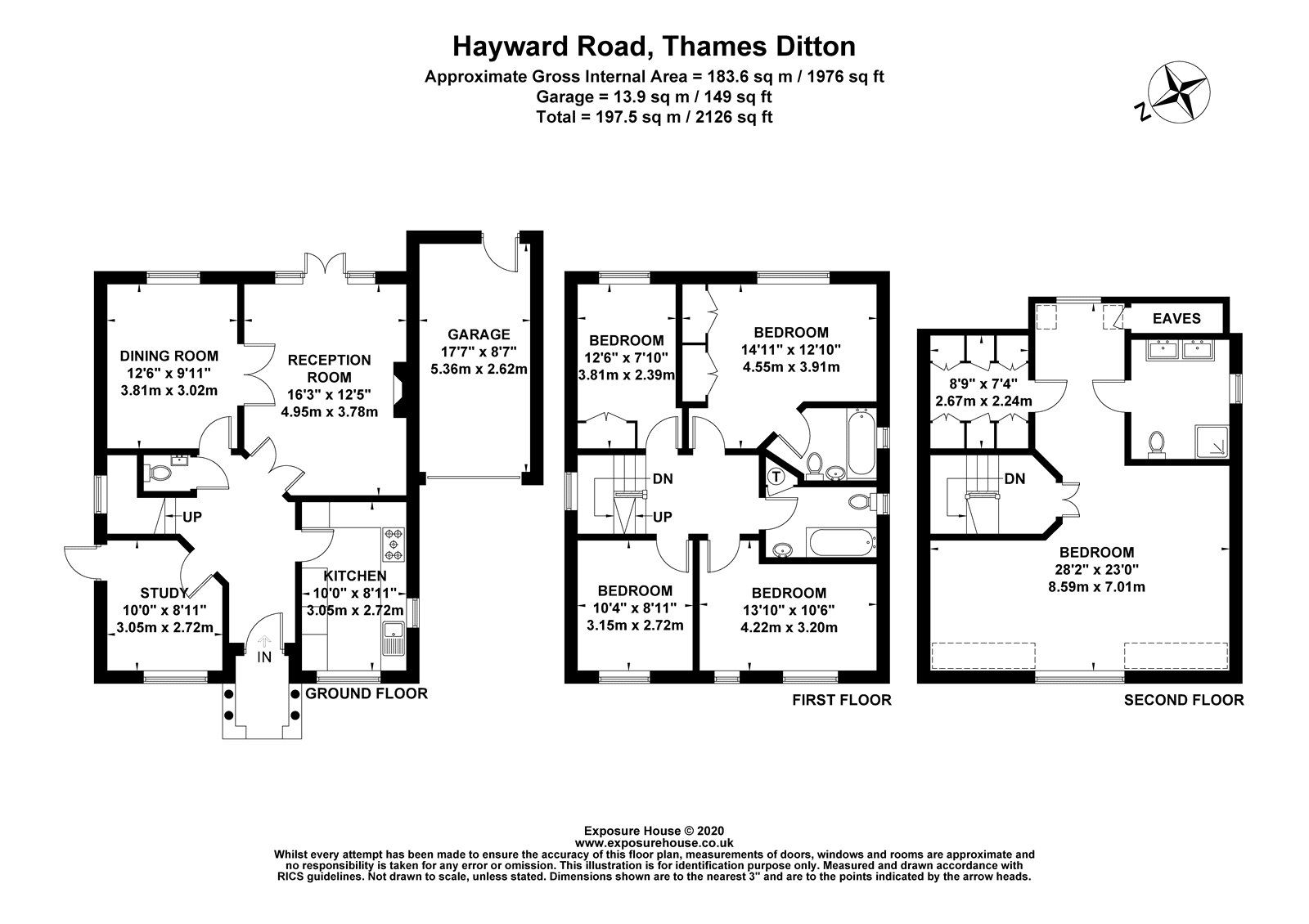 5 bed detached house to rent in Hayward Road, Thames Ditton, Surrey KT7