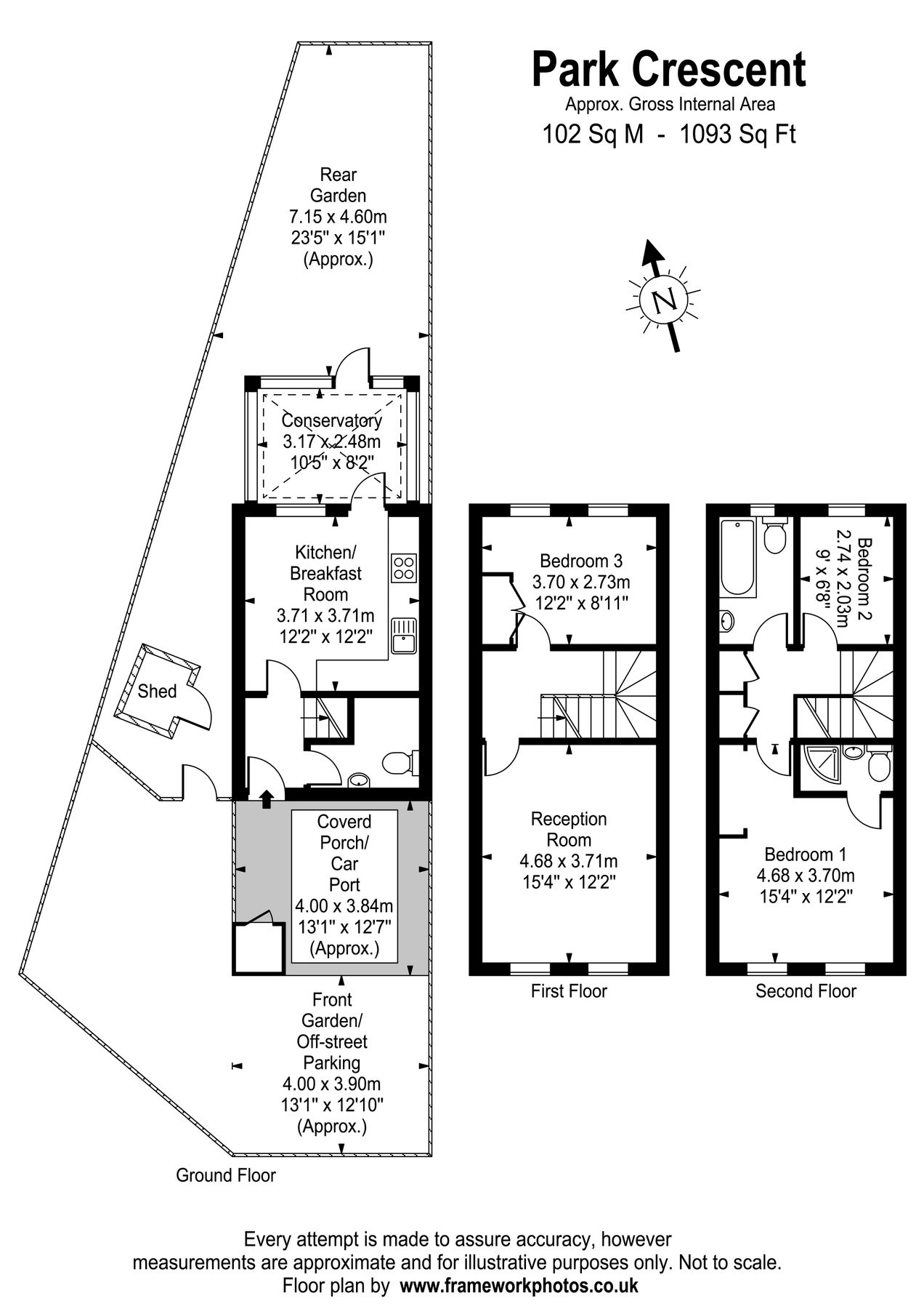 3 bed end terrace house for sale in Park Crescent, Twickenham, Middx