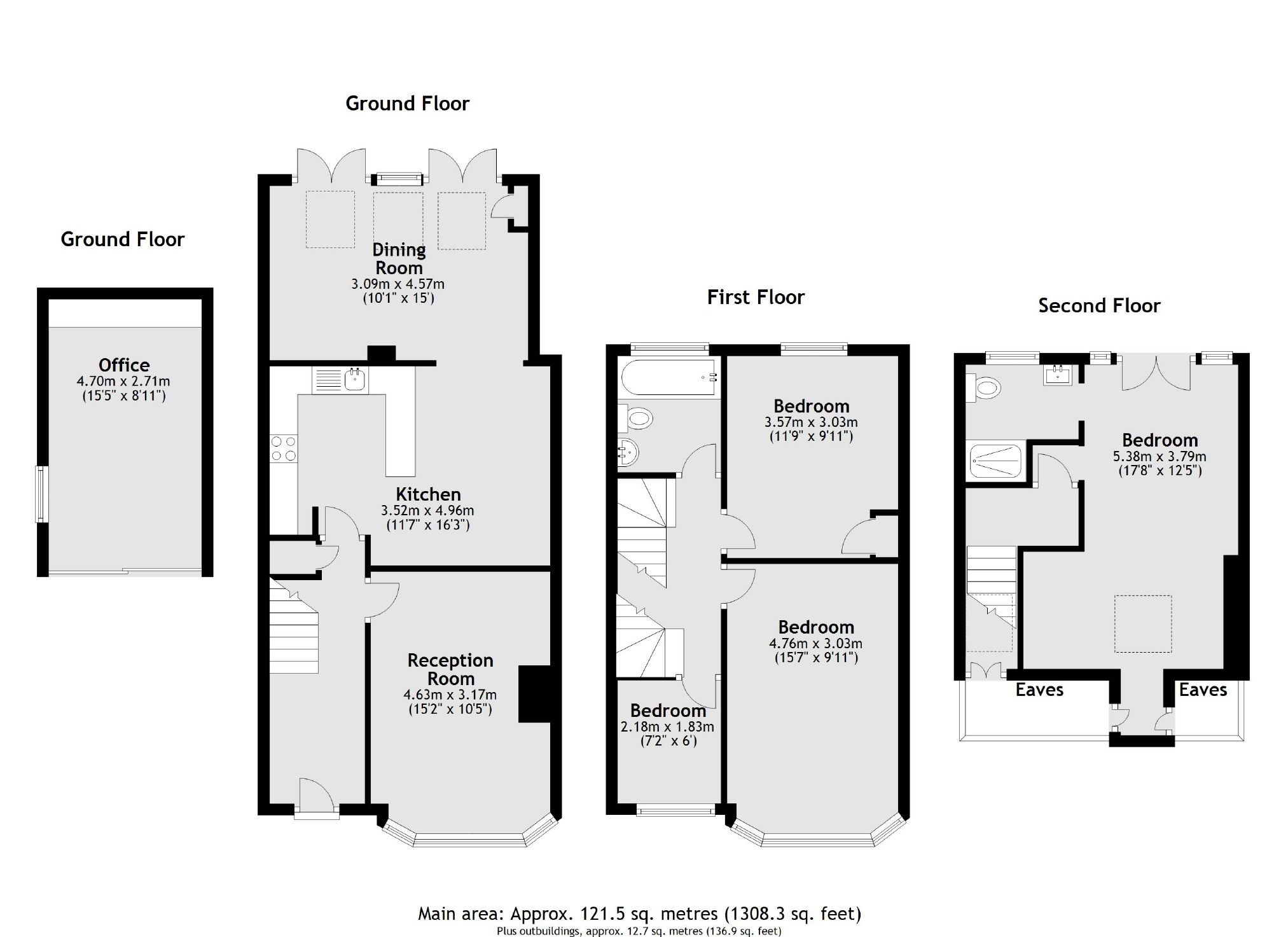 4 bed terraced house for sale in Devon Avenue, Twickenham TW2 Zoopla