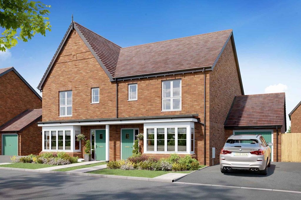 New home, 4 bed semidetached house for sale in "The Billington Plot 124" at Heath Lane