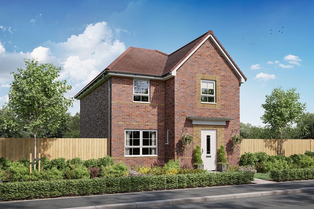 New home, 4 bed detached house for sale in "Kingsley" at Severn Road
