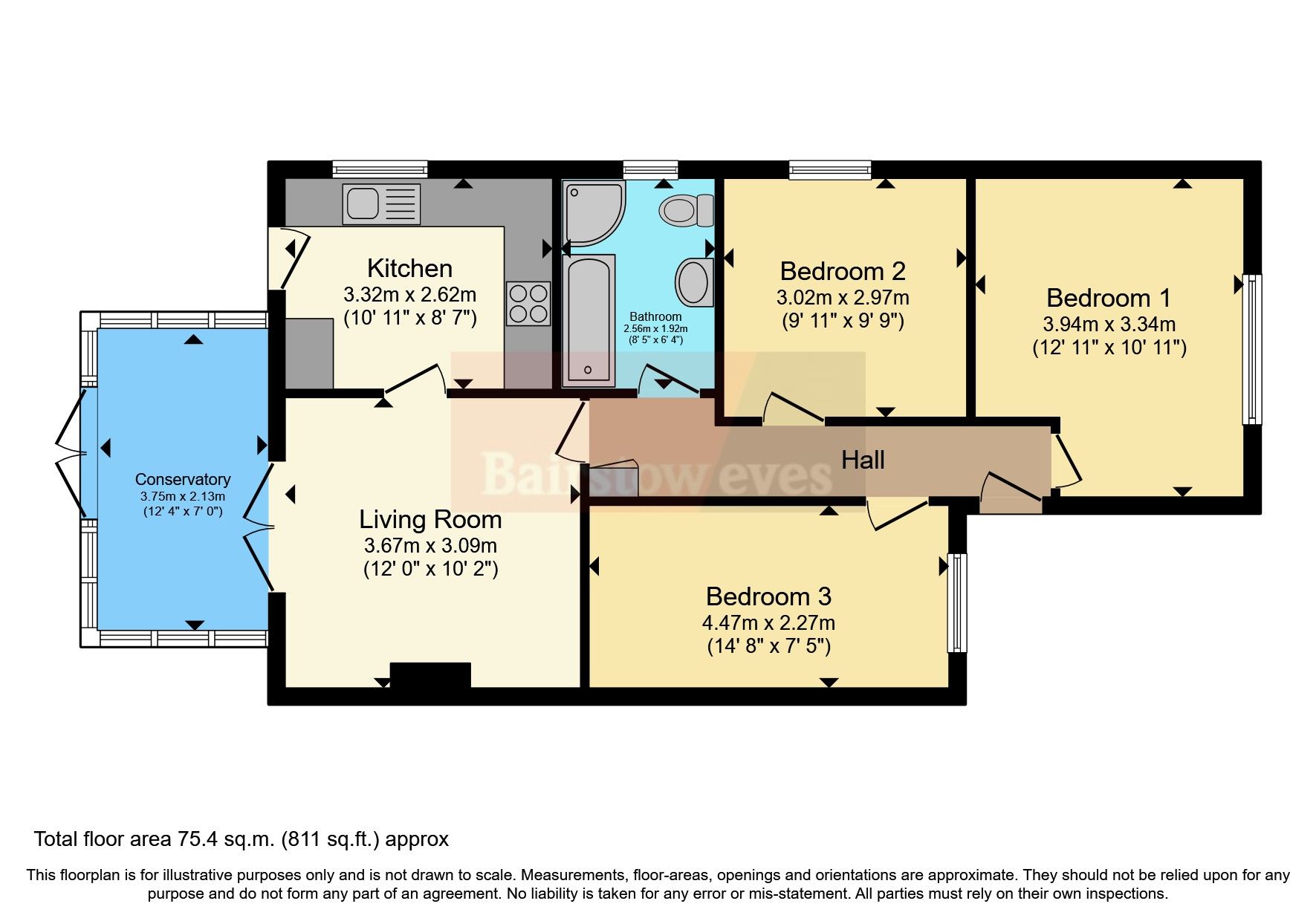 3 bed bungalow for sale in Park Square West, West Clacton, ClactonOn