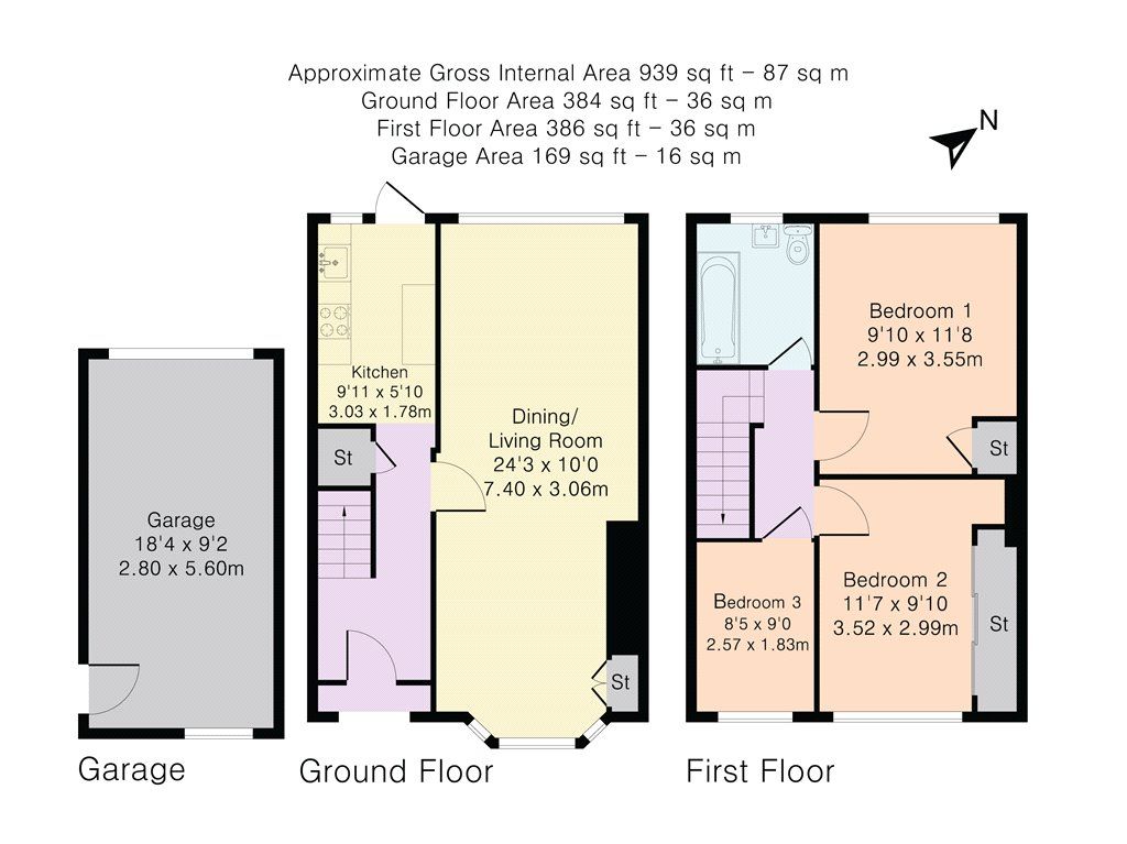 3 bed terraced house for sale in Devon Avenue, Twickenham TW2 Zoopla