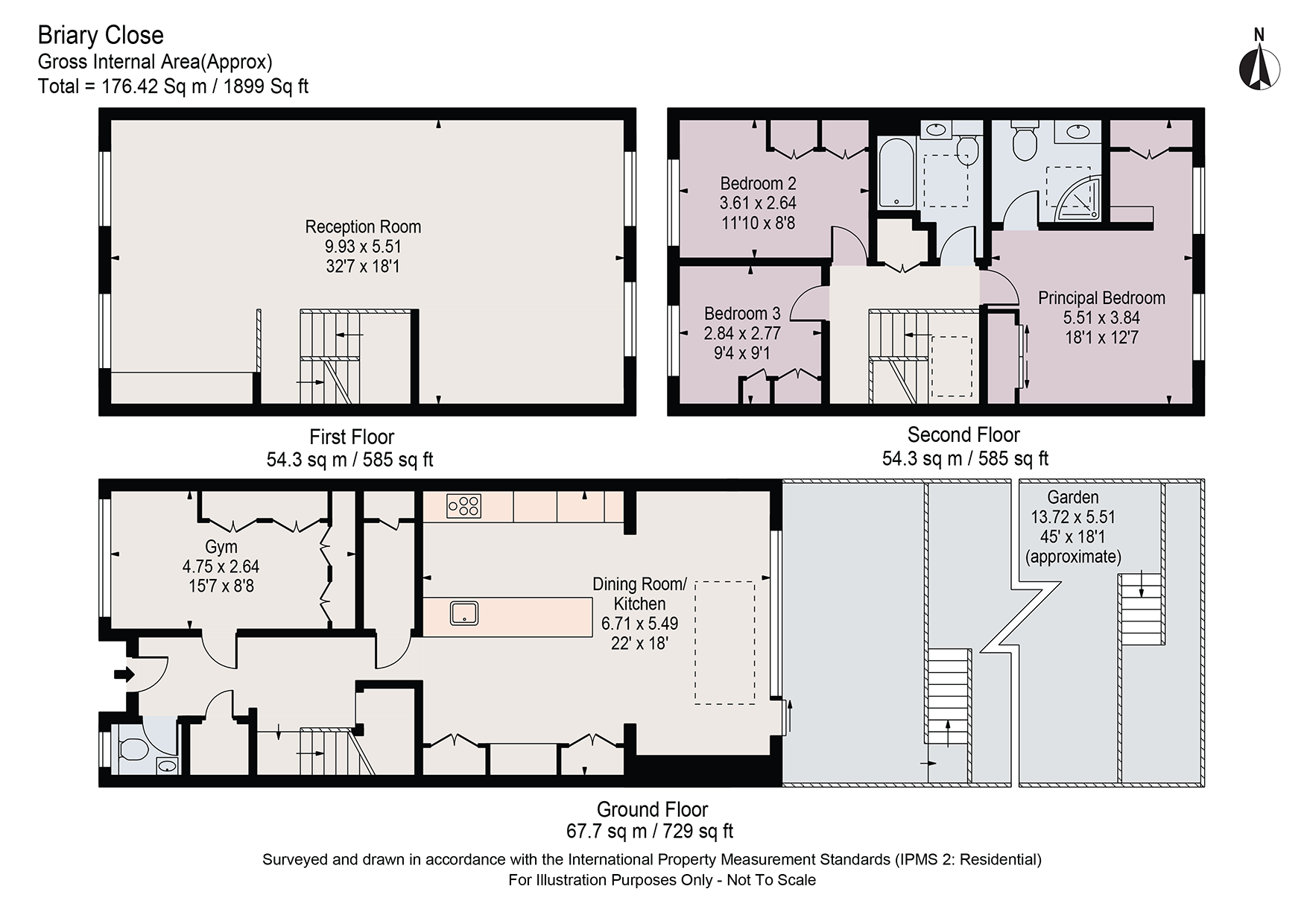 3 bed terraced house for sale in Briary Close, Swiss Cottage, London