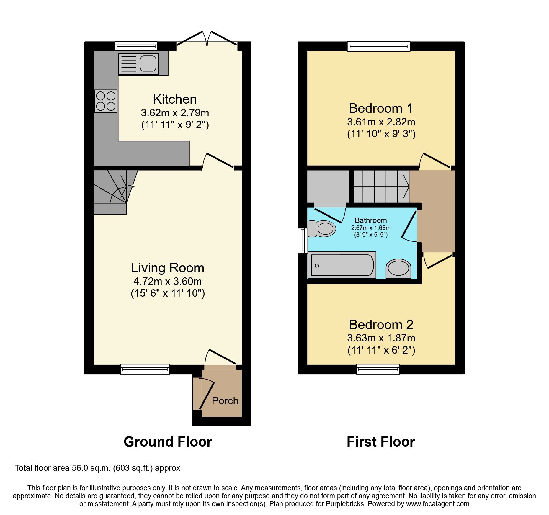 2 bed semidetached house for sale in Heol Y Cyw, Swansea SA7 Zoopla