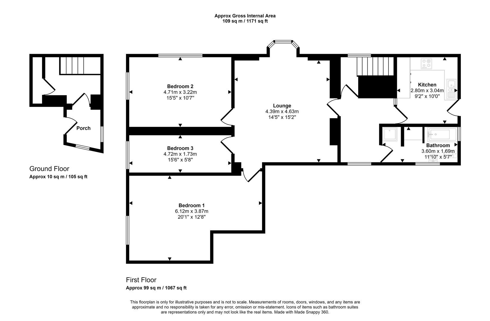 3 bed flat for sale in Priory Street, Milford Haven SA73 Zoopla