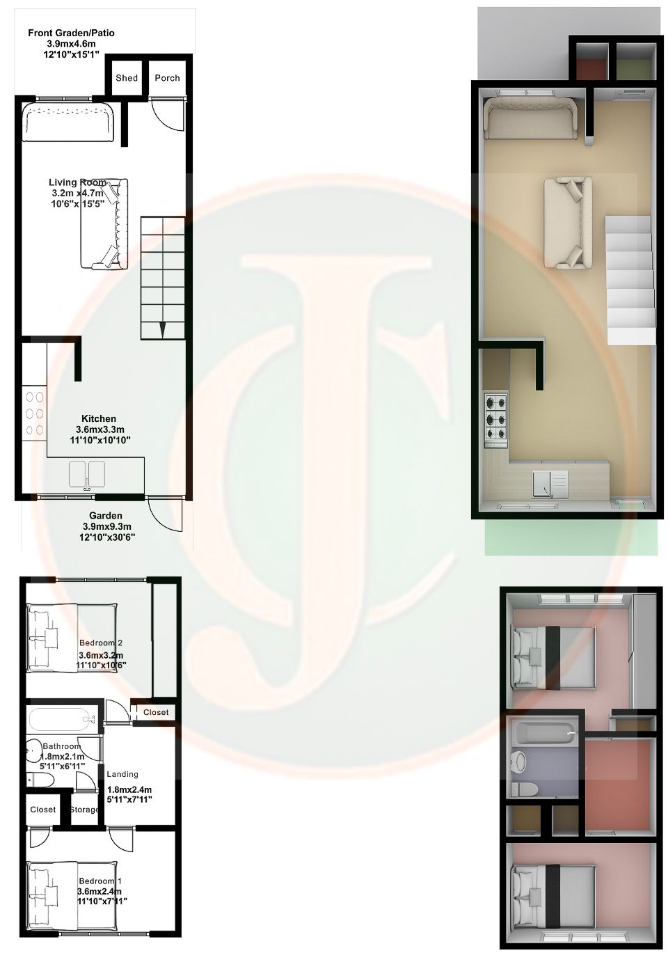 2 bed terraced house for sale in Adams Way, Croydon CR0 Zoopla
