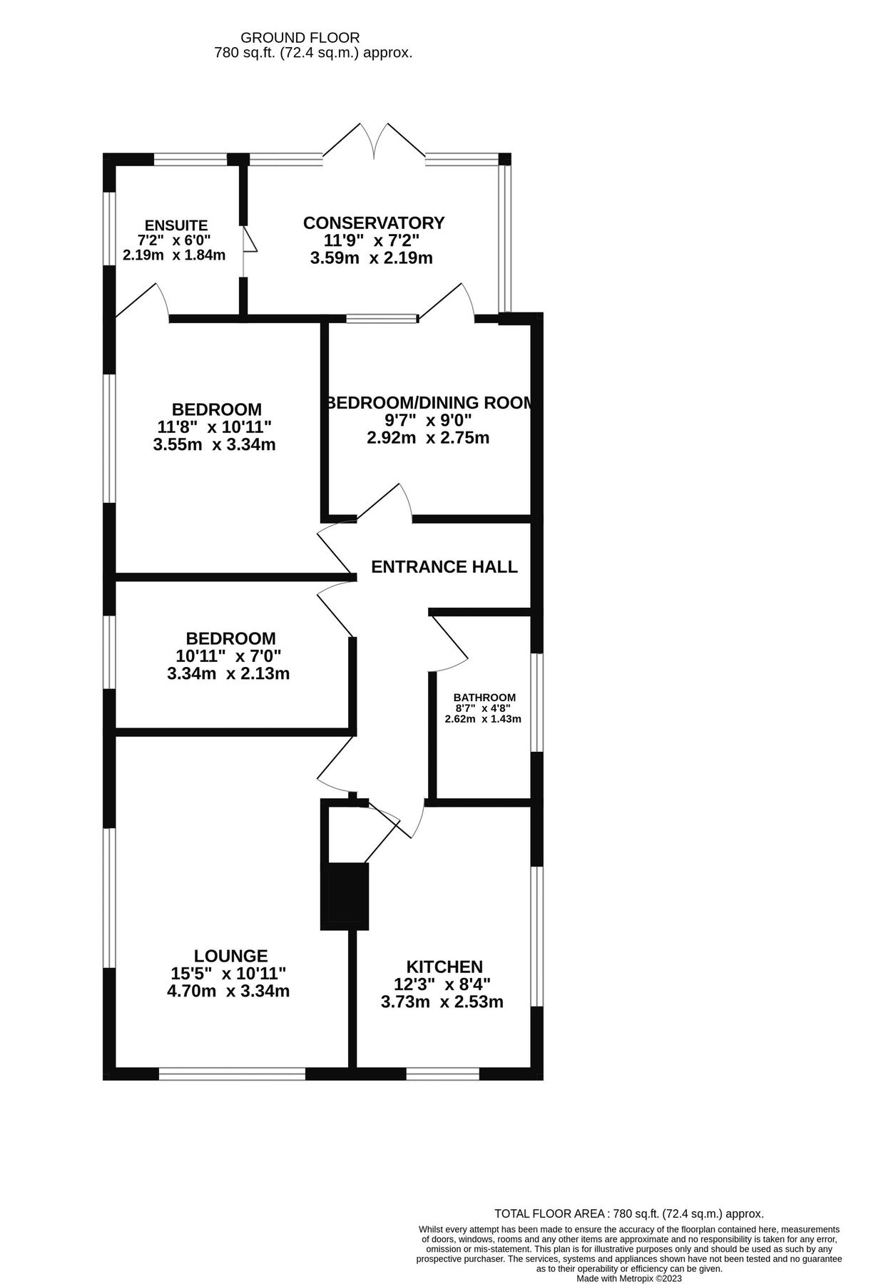 3 bed bungalow for sale in John O'gaunt Close, Aylsham, Norwich NR11