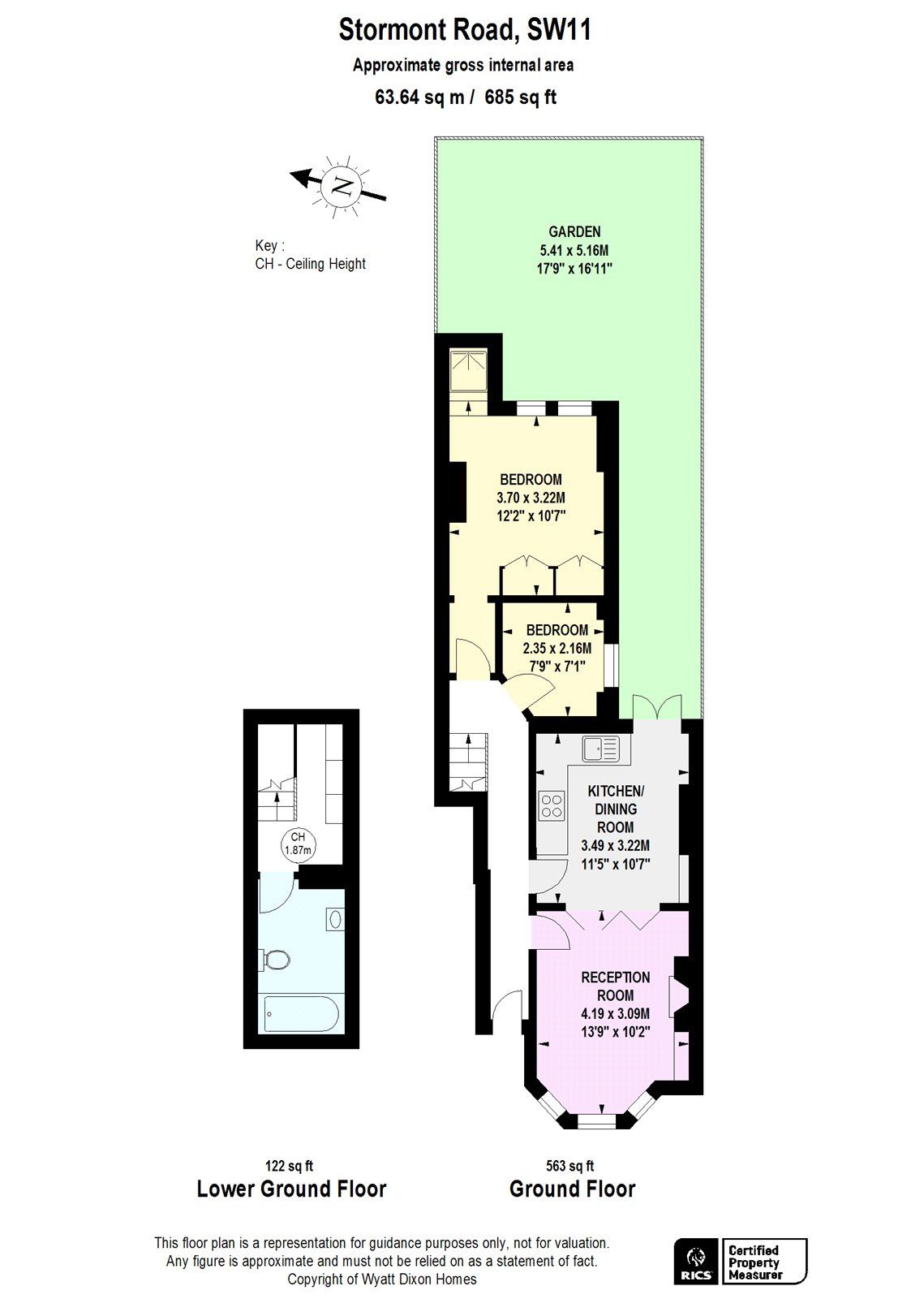 2 bed for sale in Stormont Road, London SW11 Zoopla