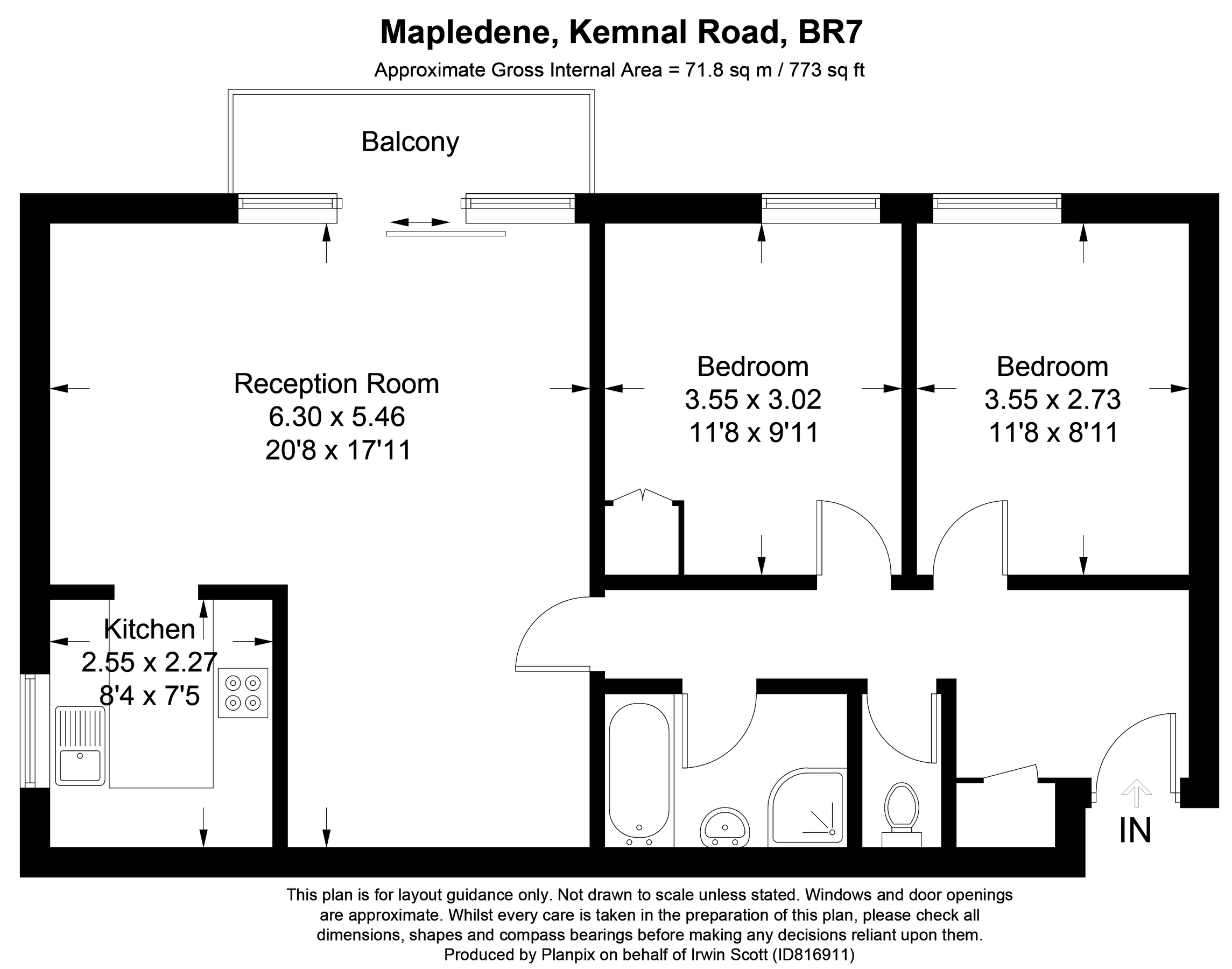 2 bed flat for sale in Kemnal Road, Chislehurst BR7 Zoopla