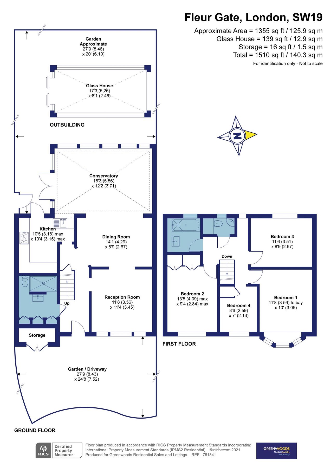 4 bed terraced house for sale in Fleur Gates, Princes Way, London SW19