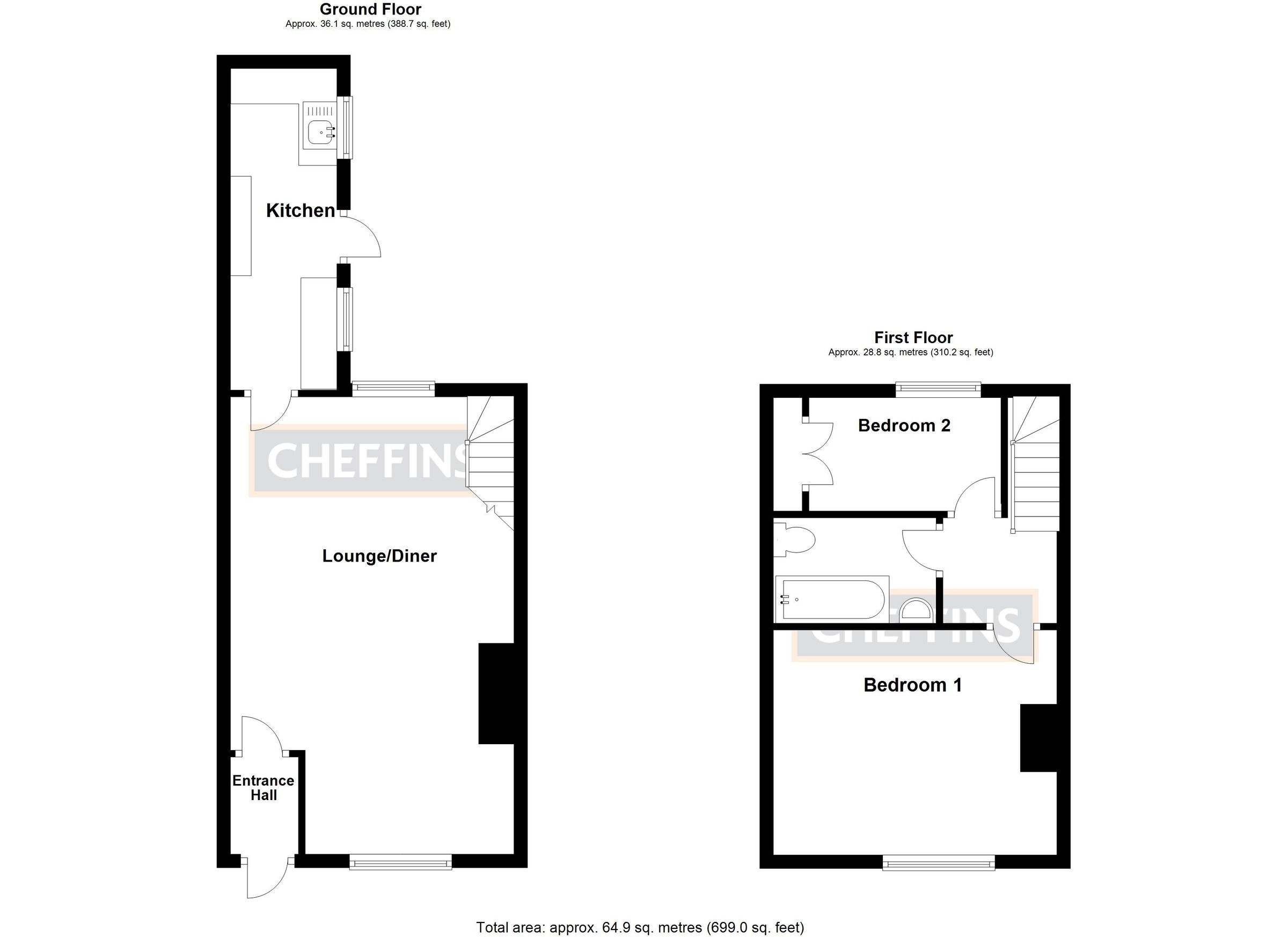 2 bed terraced house for sale in Broad Street, Ely CB7 Zoopla