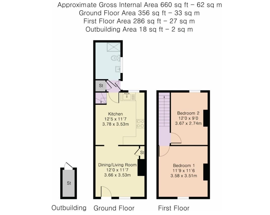 2 bed terraced house for sale in Horns Mill Road, Hertford SG13 Zoopla