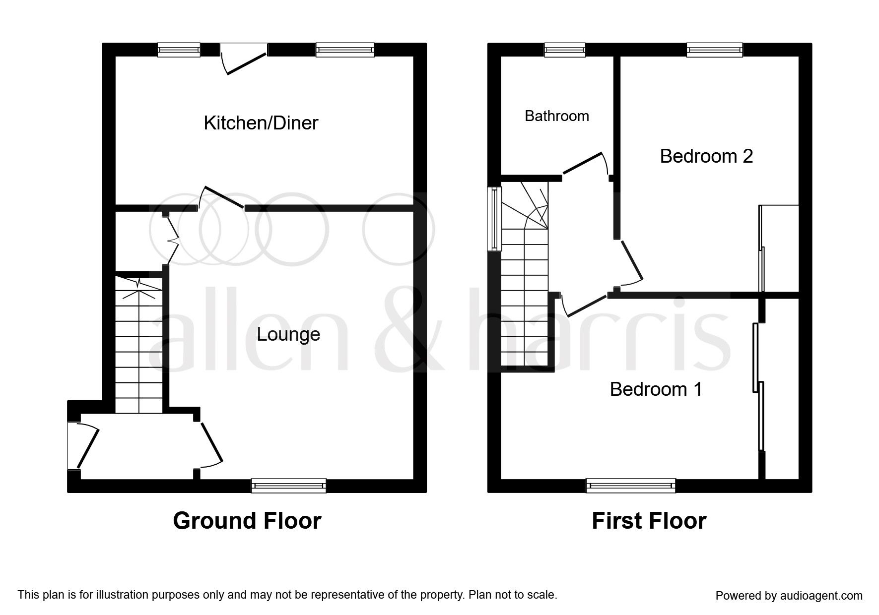 2 bed end terrace house for sale in Bandeath Road, Fallin, Stirling FK7