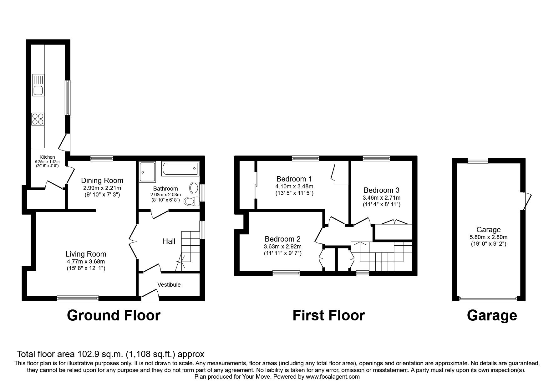 3 bed semidetached house for sale in Keltie Place, Deanston, Doune