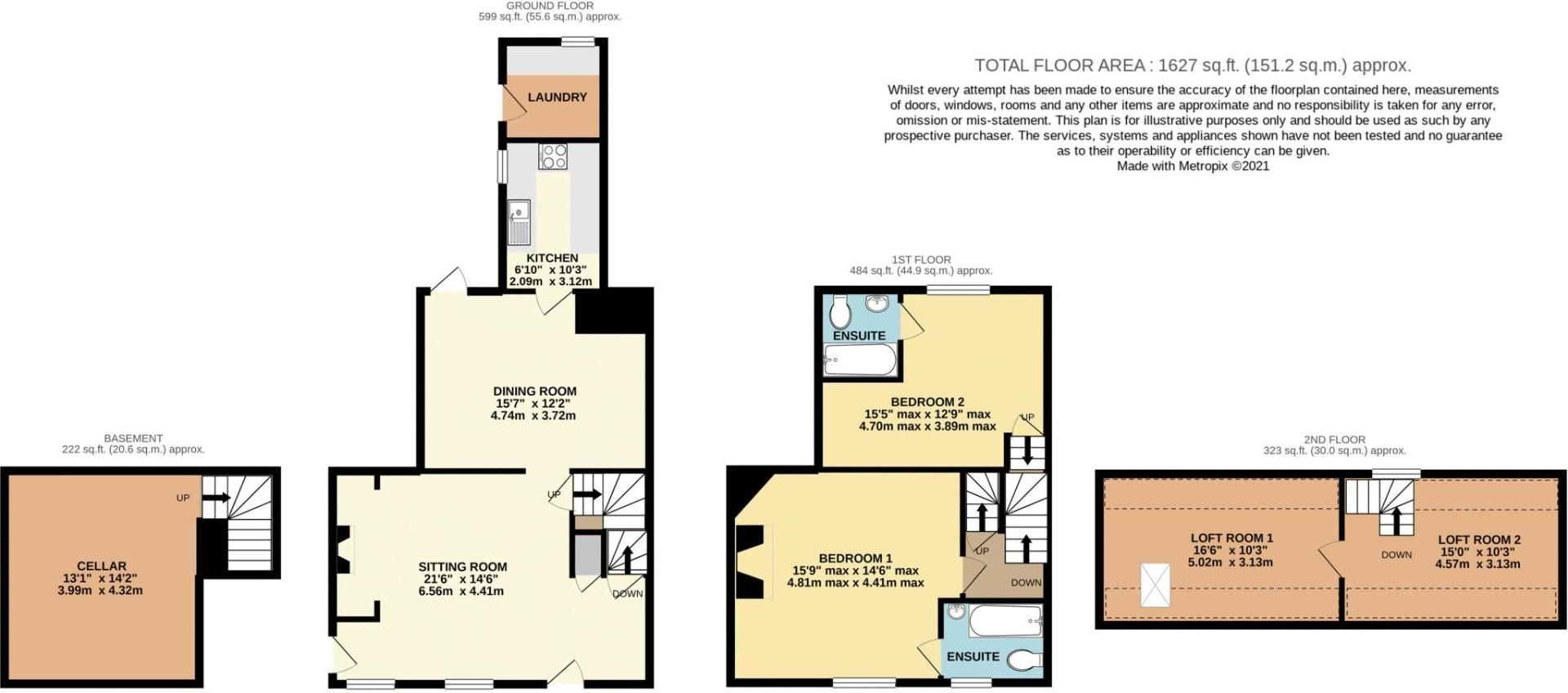 2 bed terraced house for sale in High Street, Littlebourne, Canterbury