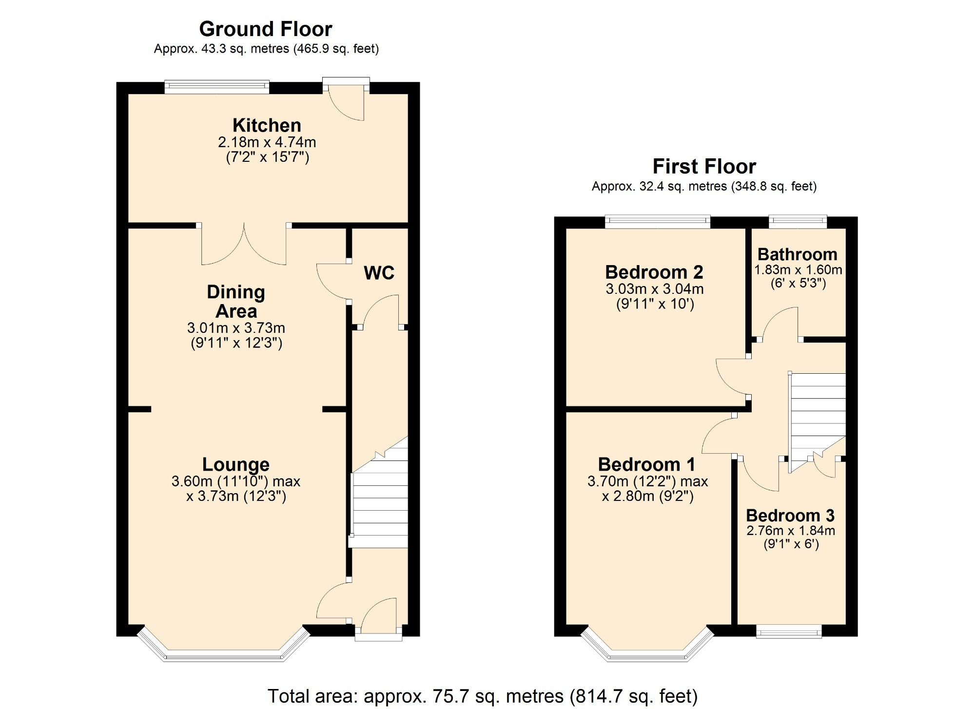 3 bed terraced house for sale in Oldham Avenue, Coventry CV2 Zoopla