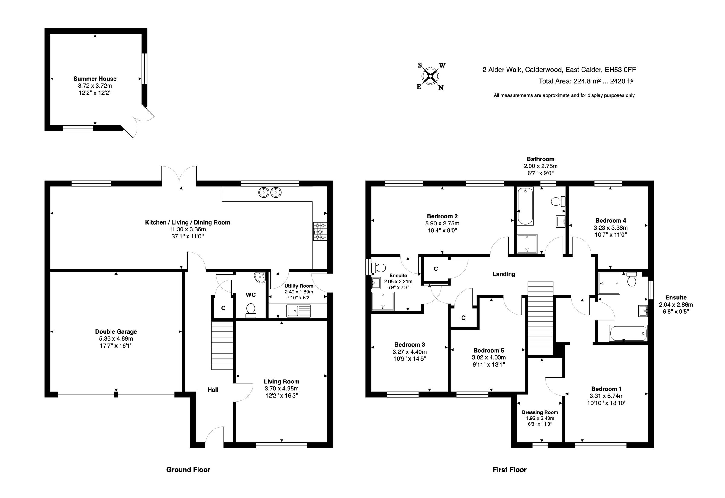 5 bed detached house for sale in 2 Alder Walk, East Calder, West
