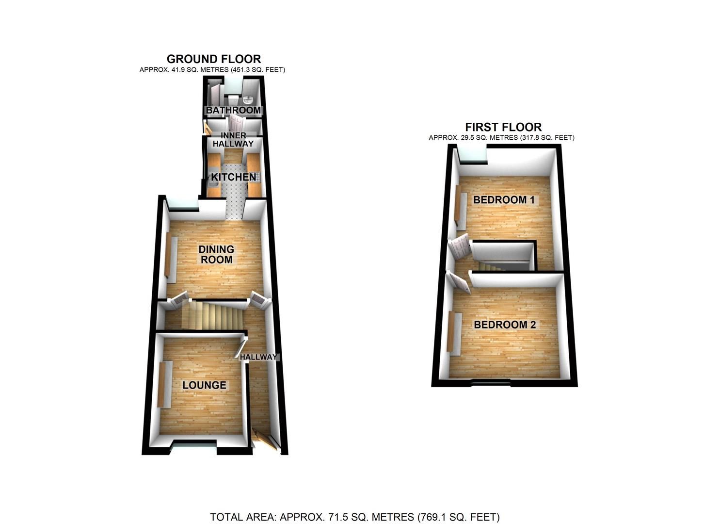2 bed terraced house to rent in Oldham Street, Latchford, Warrington