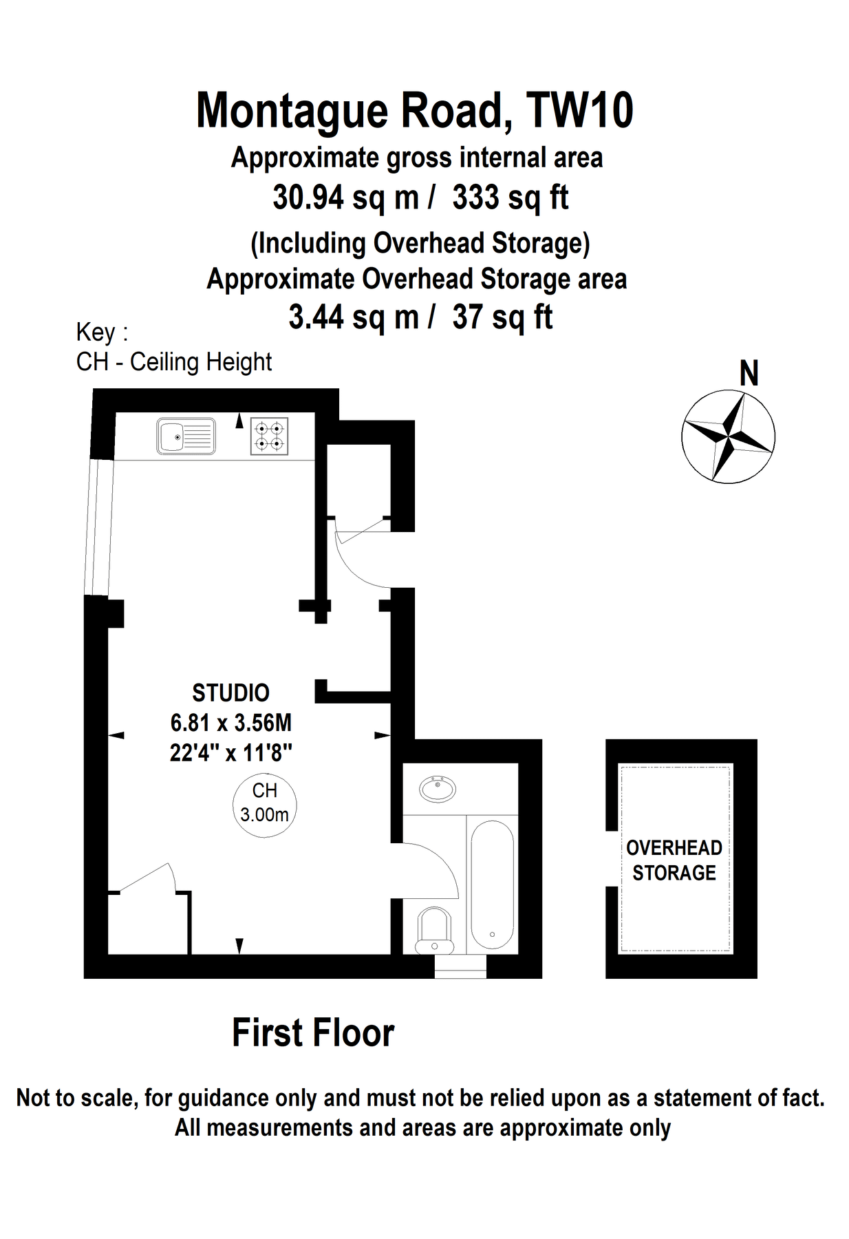 1 bed flat to rent in Montague Road, Richmond, Surrey TW10 Zoopla