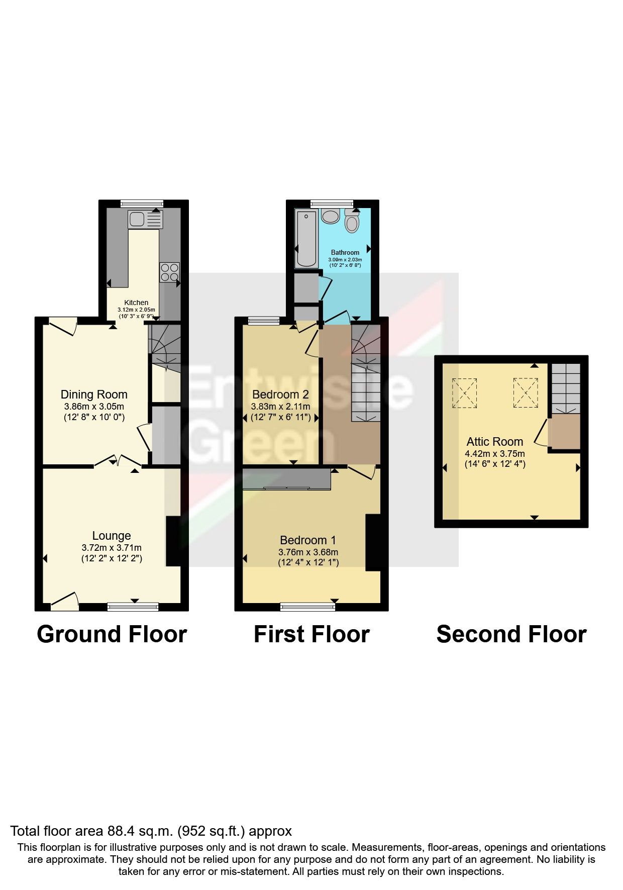 2 bed terraced house for sale in Cartwright Street, Warrington