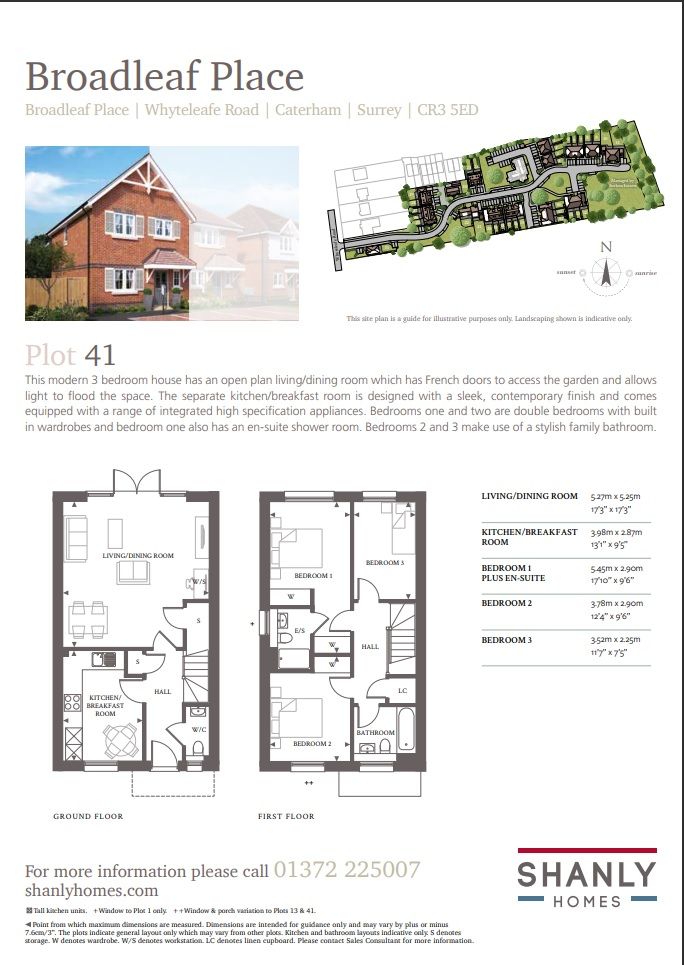 New home, 3 bed terraced house for sale in Whyteleafe Road, Caterham