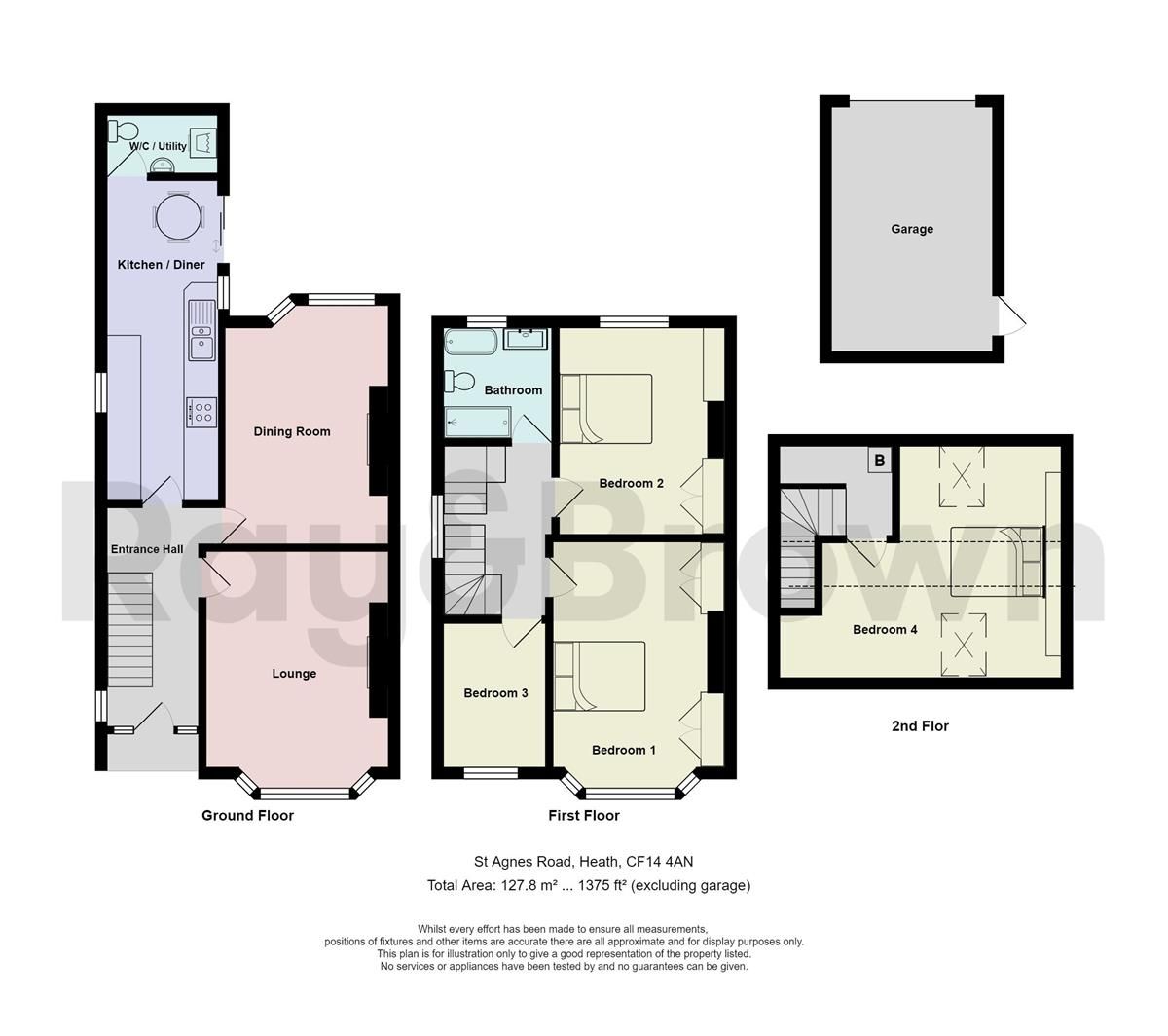 4 bed terraced house for sale in St. Agnes Road, Heath, Cardiff CF14