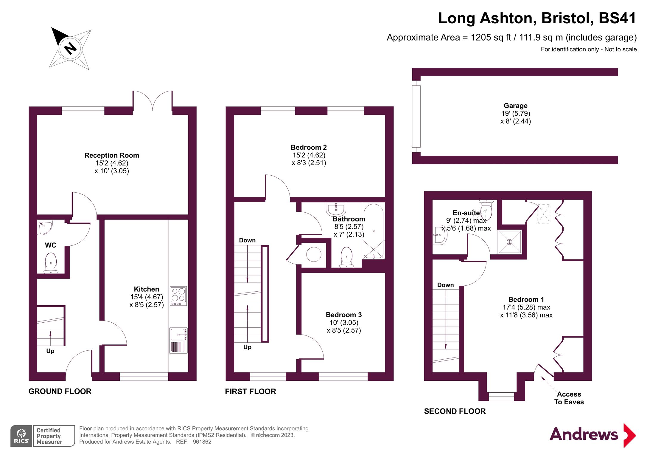 3 bed terraced house for sale in Kings Croft, Long Ashton, Bristol, North Somerset BS41 Zoopla